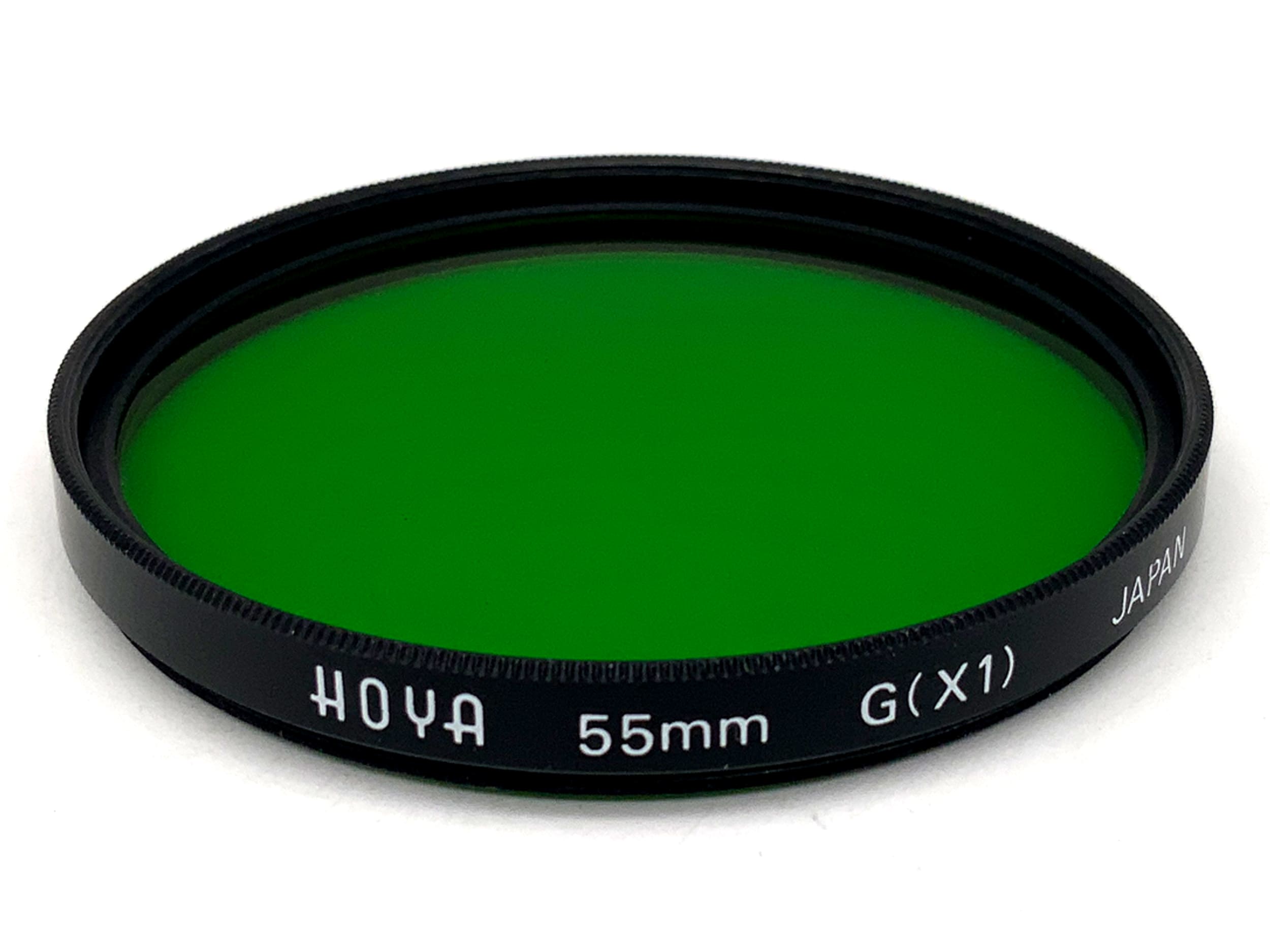 Hoya Farbfilter G(X1) Grün Green Filter 55mm Kreisförmig Filtergewinde