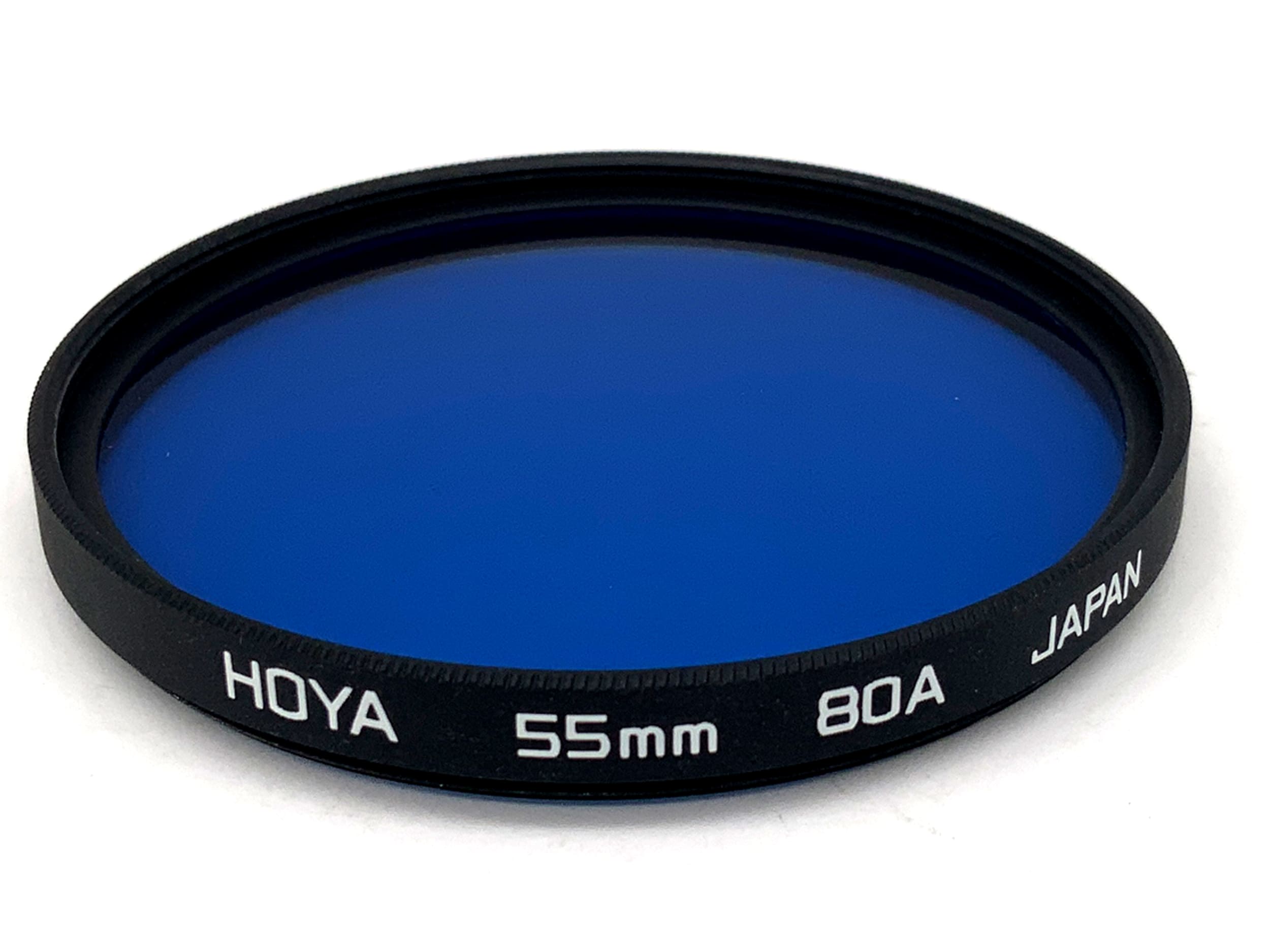 Hoya Farbfilter 80A blau blue Filter 55mm Kreisförmig Filtergewinde