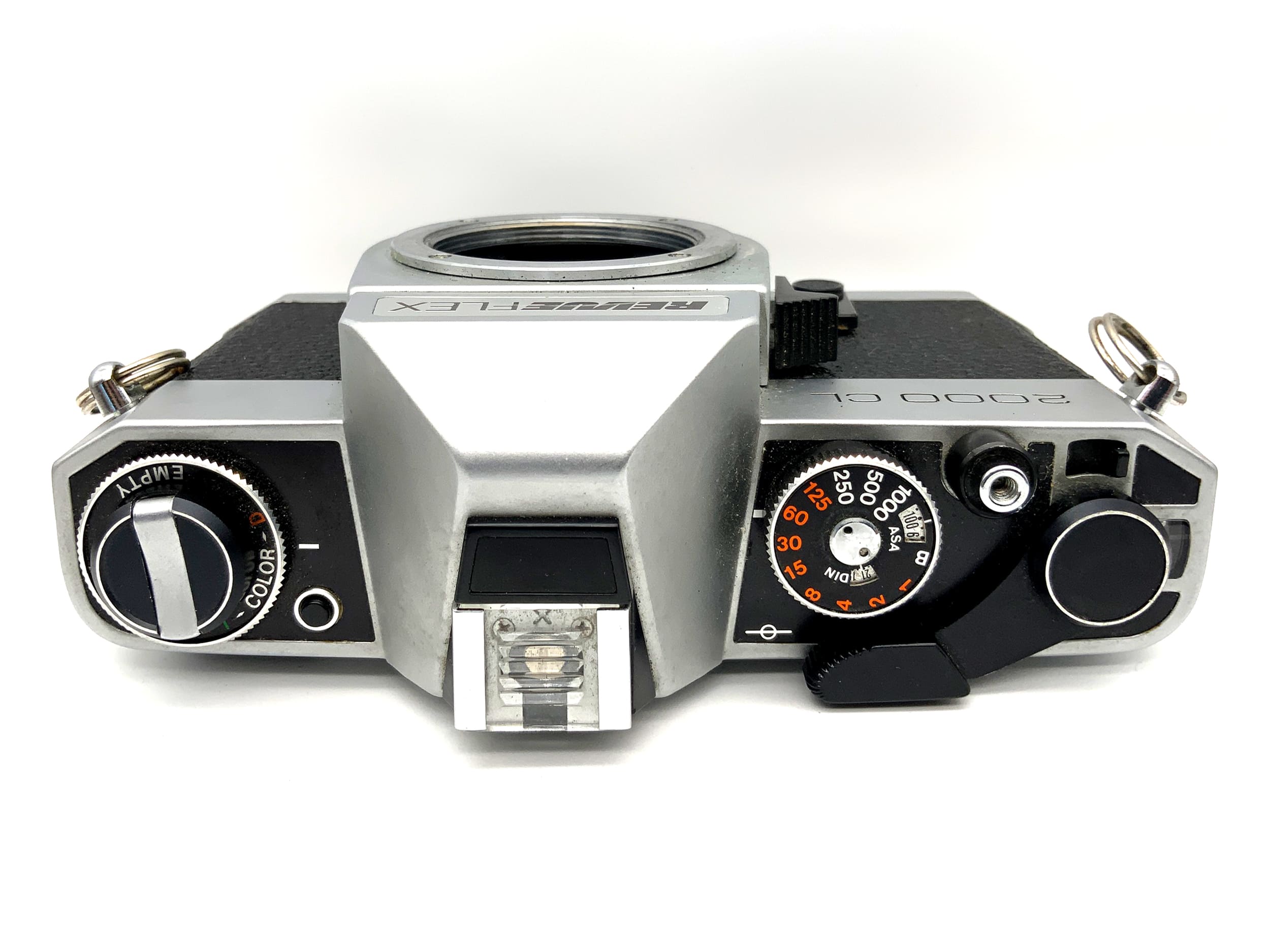 Revue Flex 2000 CL 35mm Spiegelreflexkamera SLR Body Gehäuse (M42) !Beli defekt!