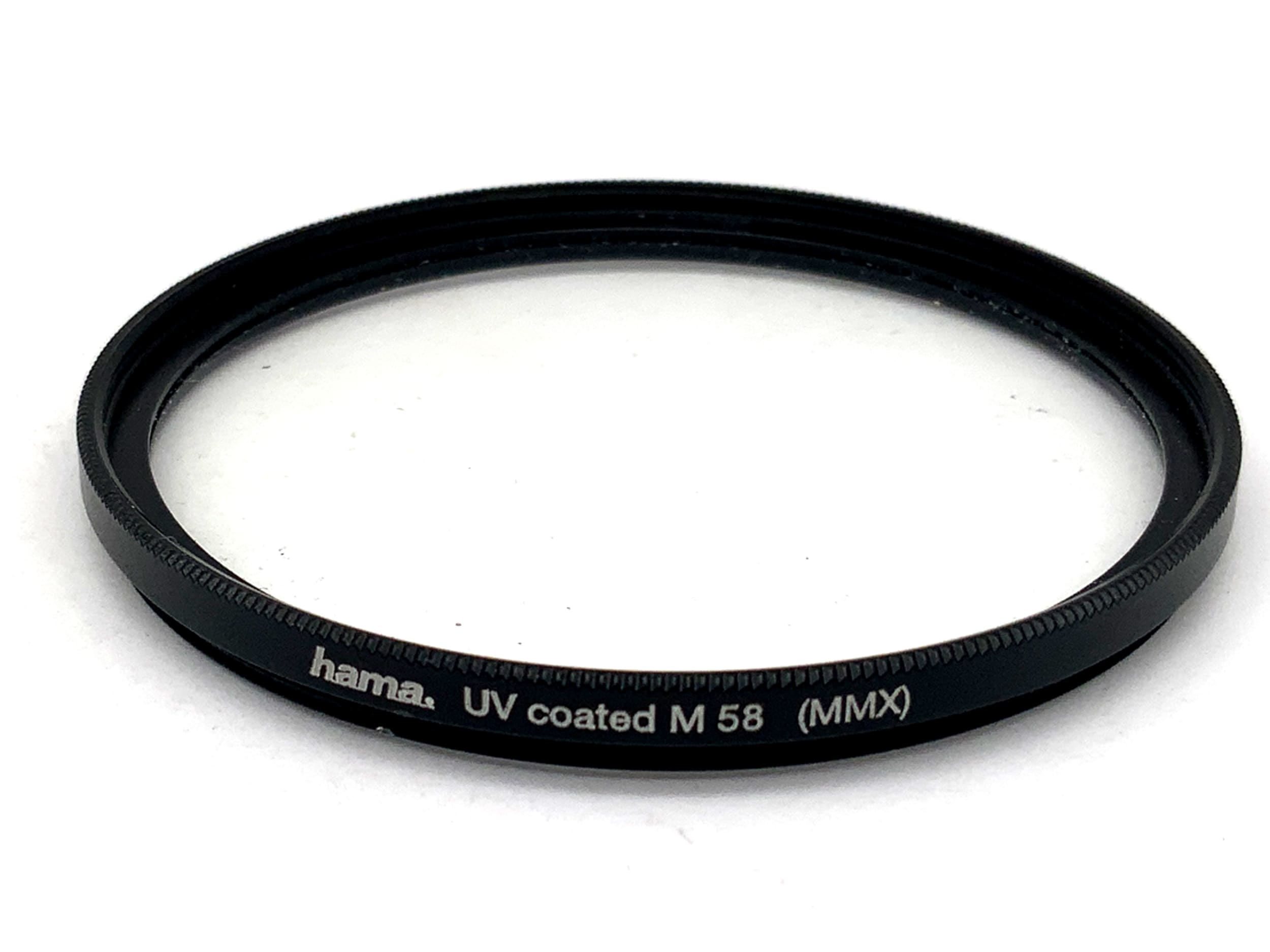 Hama UV Coated M58 (MMX) Filter 58mm Kreisförmig Filtergewinde