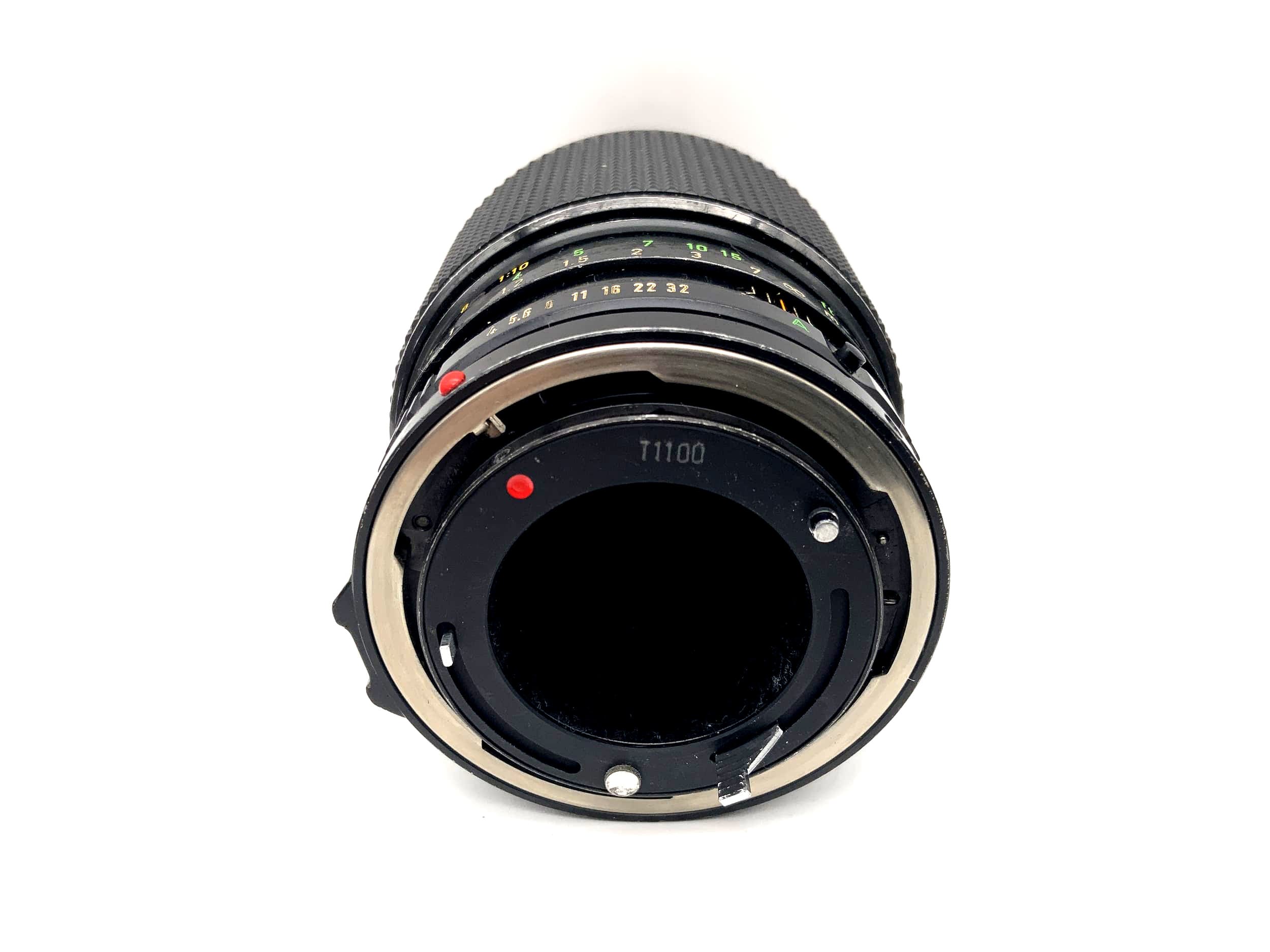 Canon 100mm 1:4 Objektiv Macro Lens FD Kamera Camera Lens (Canon FD) Text lesen