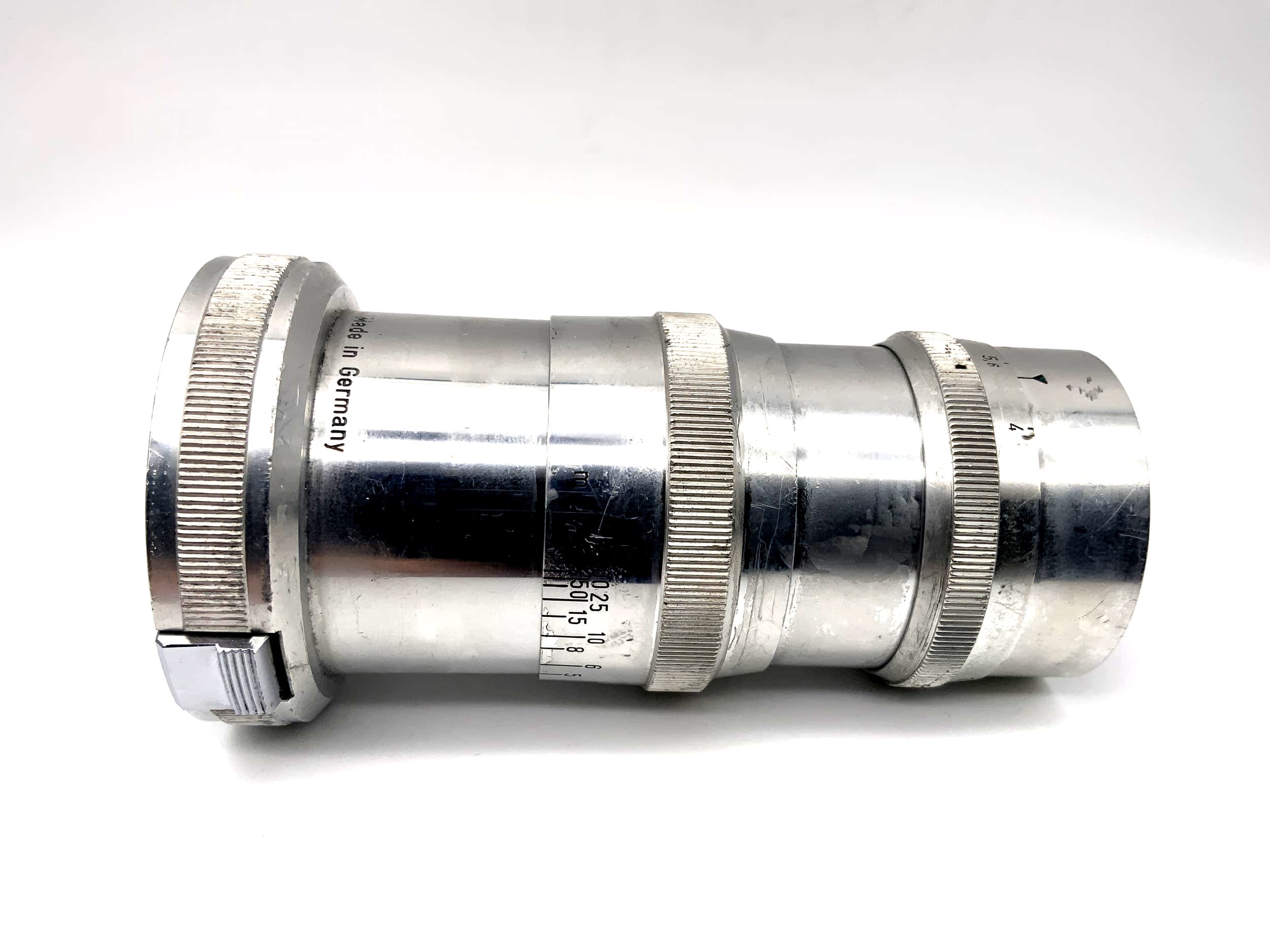 Carl Zeiss 135mm 1:4 Objektiv Sonnar Kamera Camera Lens (Contax RF) Text lesen