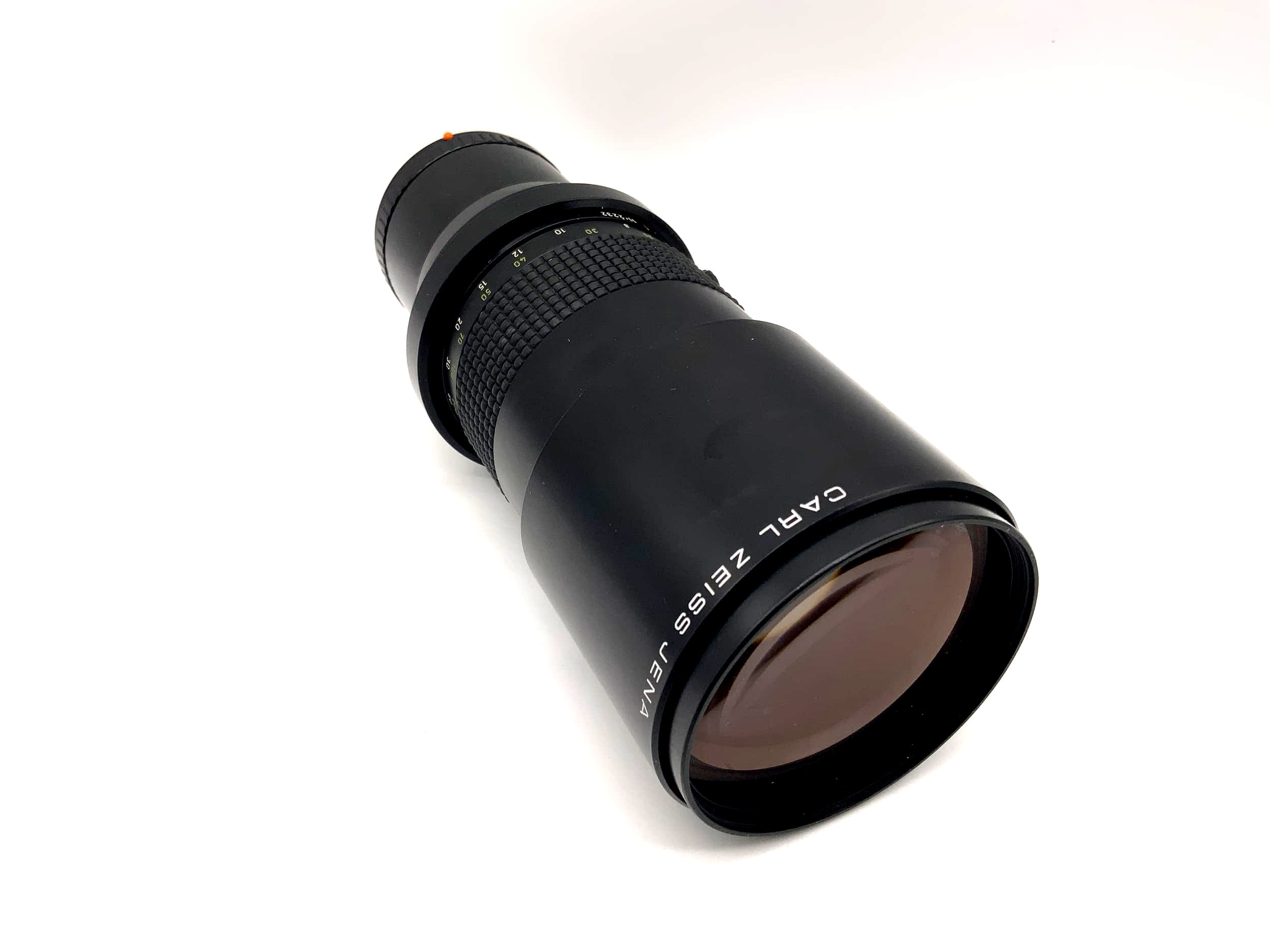 Carl Zeiss 300mm 1:4 Objektiv MC Prakticar Camera Lens (Praktica B) Text lesen