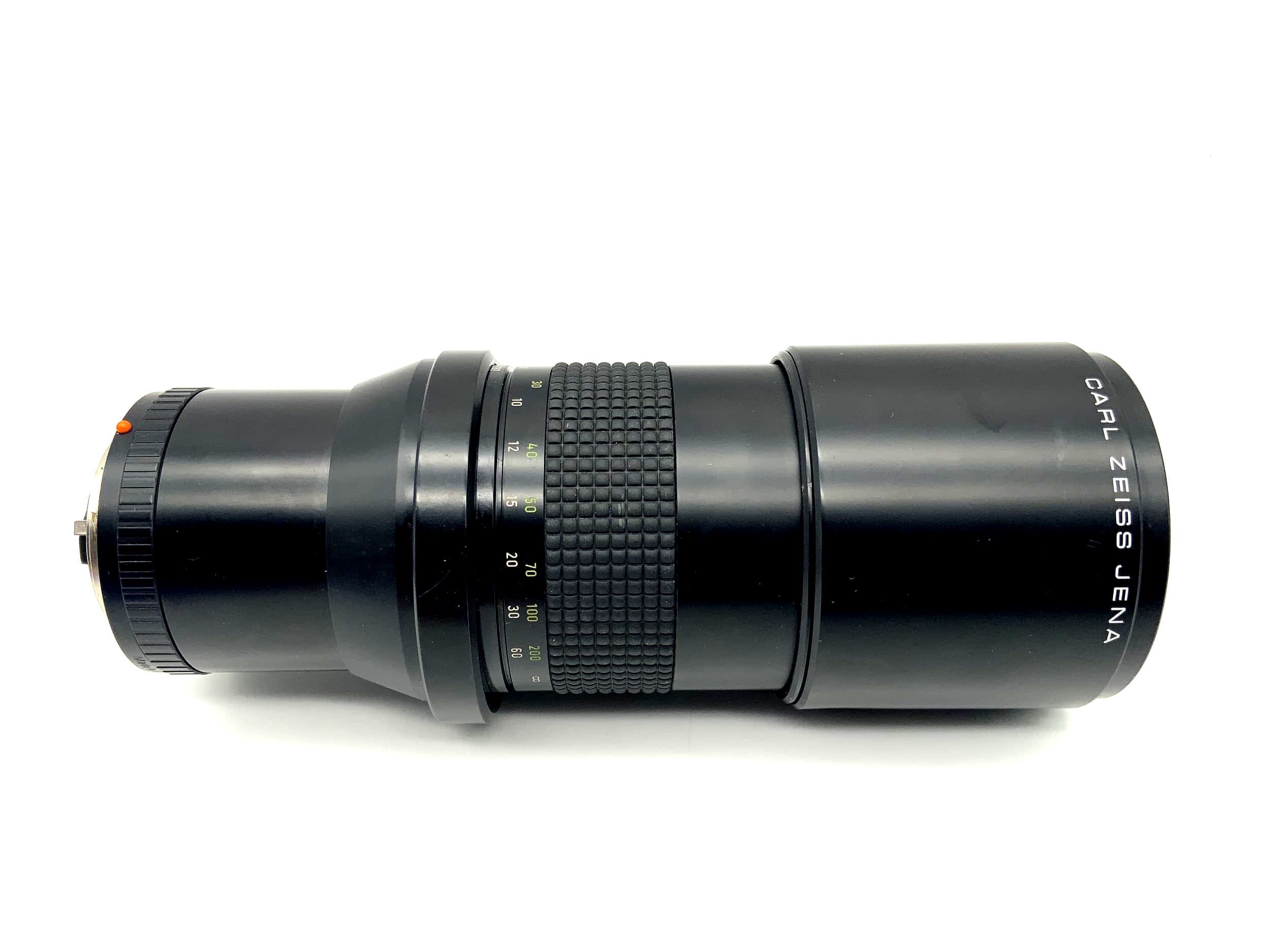 Carl Zeiss 300mm 1:4 Objektiv MC Prakticar Camera Lens (Praktica B) Text lesen