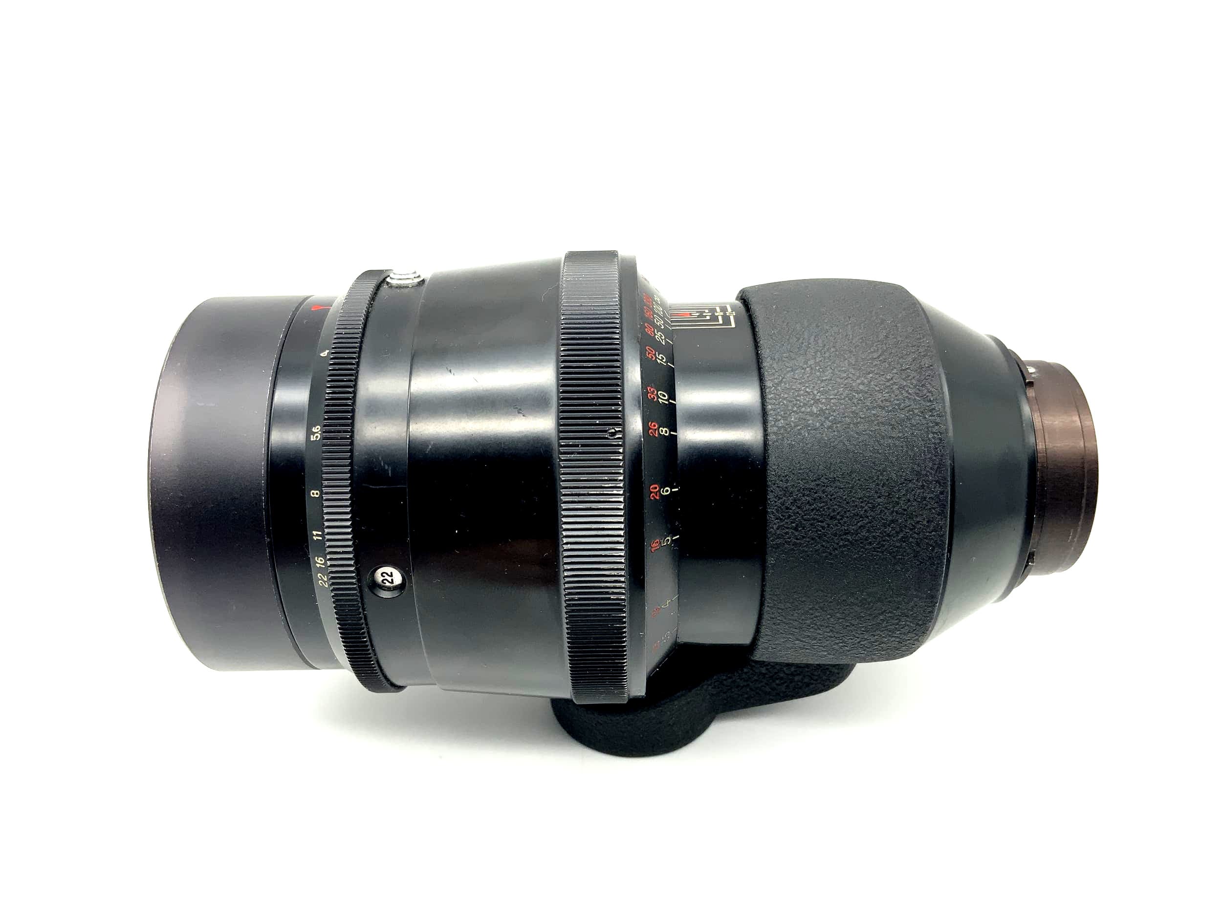 Carl Zeiss 180mm 1:2.8 Objektiv Sonnar aus Jena Lens (Praktina) Text lesen