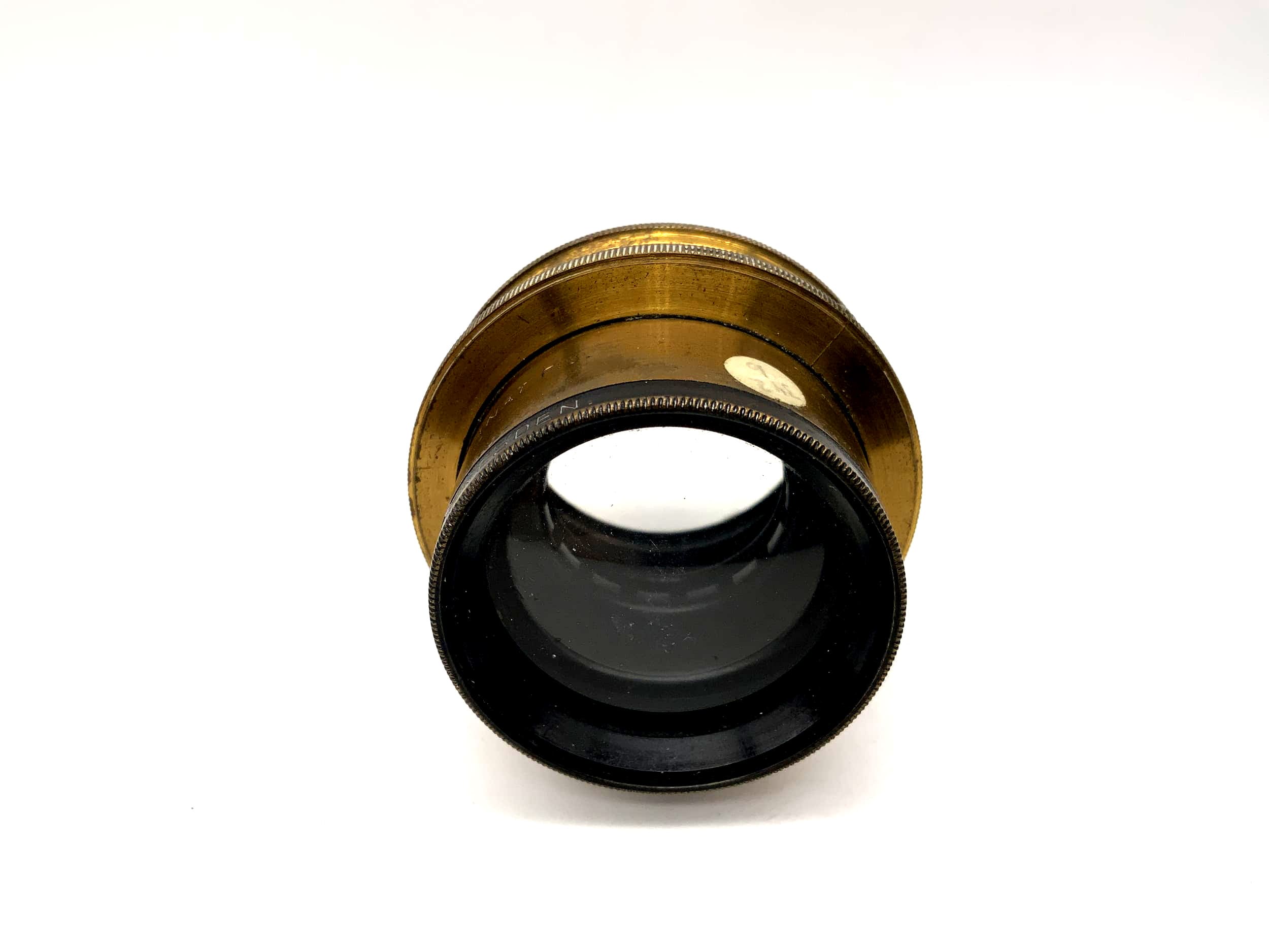 Huth Dresden 1:8 Objektiv Extra Rapid Aplamat No.3 Brass Lens (44mm Gewinde)