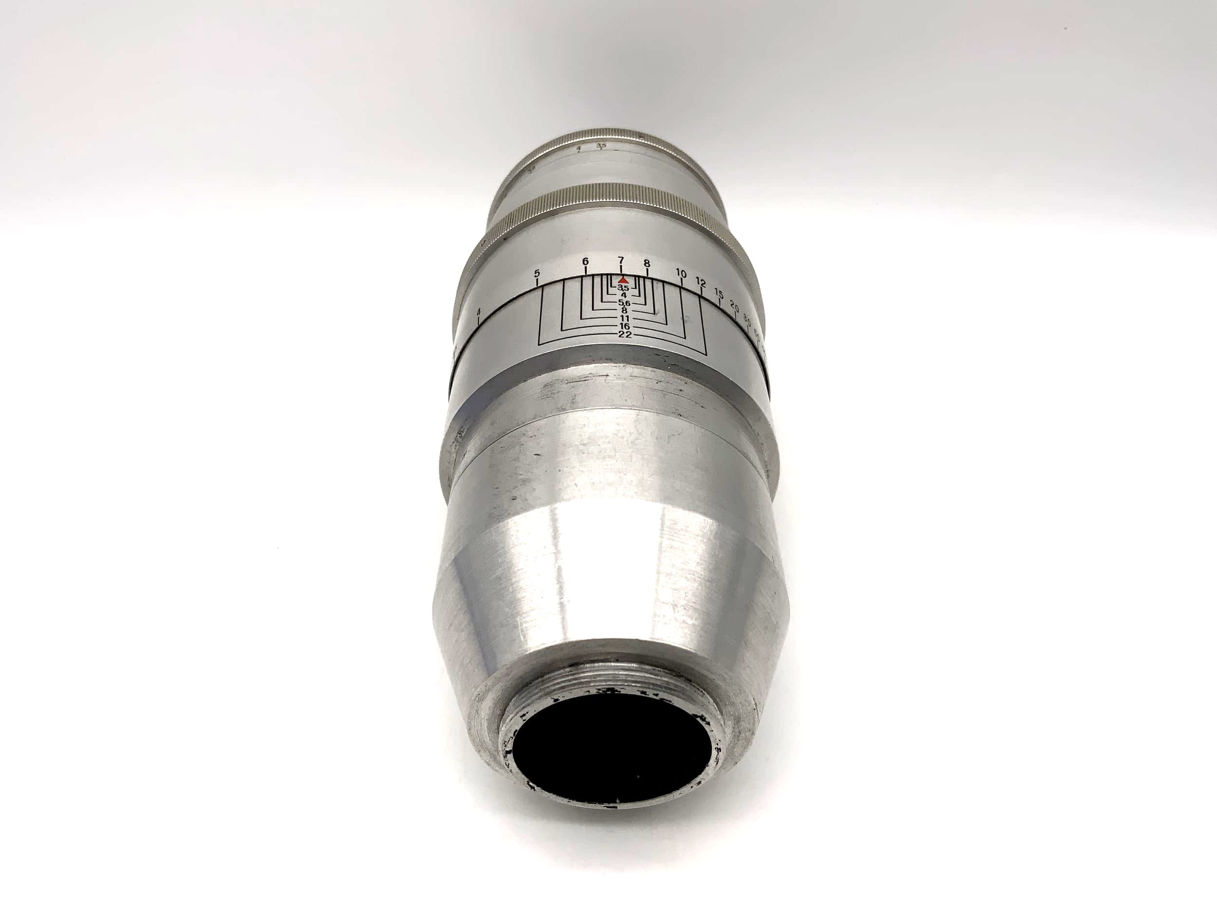 Carl Zeiss 16,5cm 1:3.5 Objektiv Tessar red T Lens (M39 Primaflex) !Nebel!