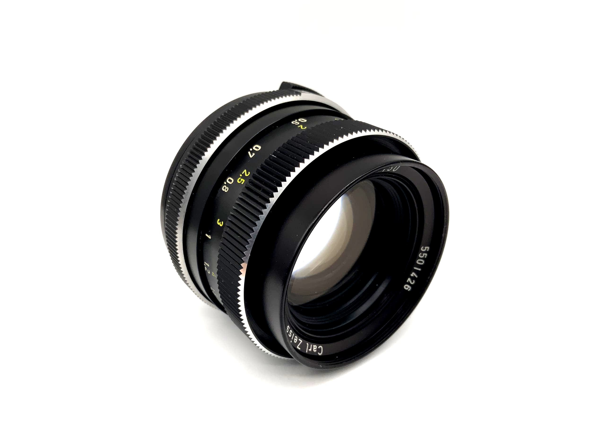 Carl Zeiss 50mm 1:1.8 Objektiv Planar Kamera Camera Lens (Rollei QBM) !Nebel!