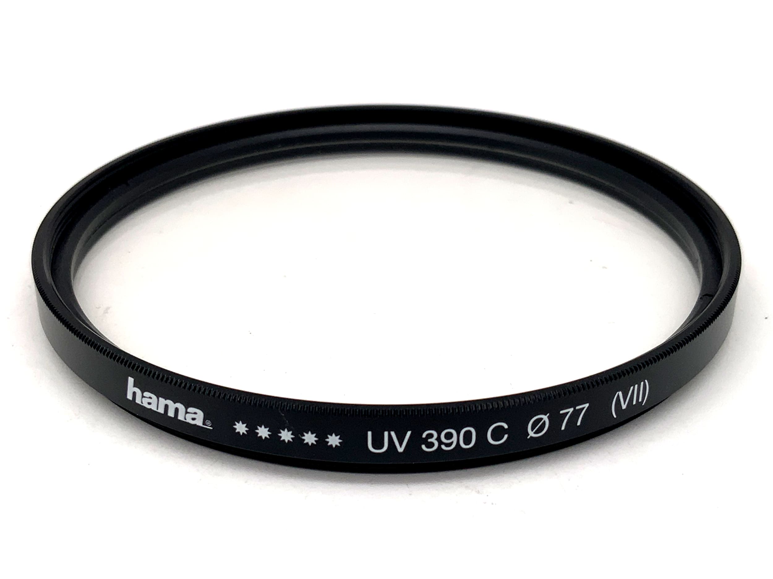 Hama UV UV 390 C (VII) Filter 77mm Kreisförmig Filtergewinde