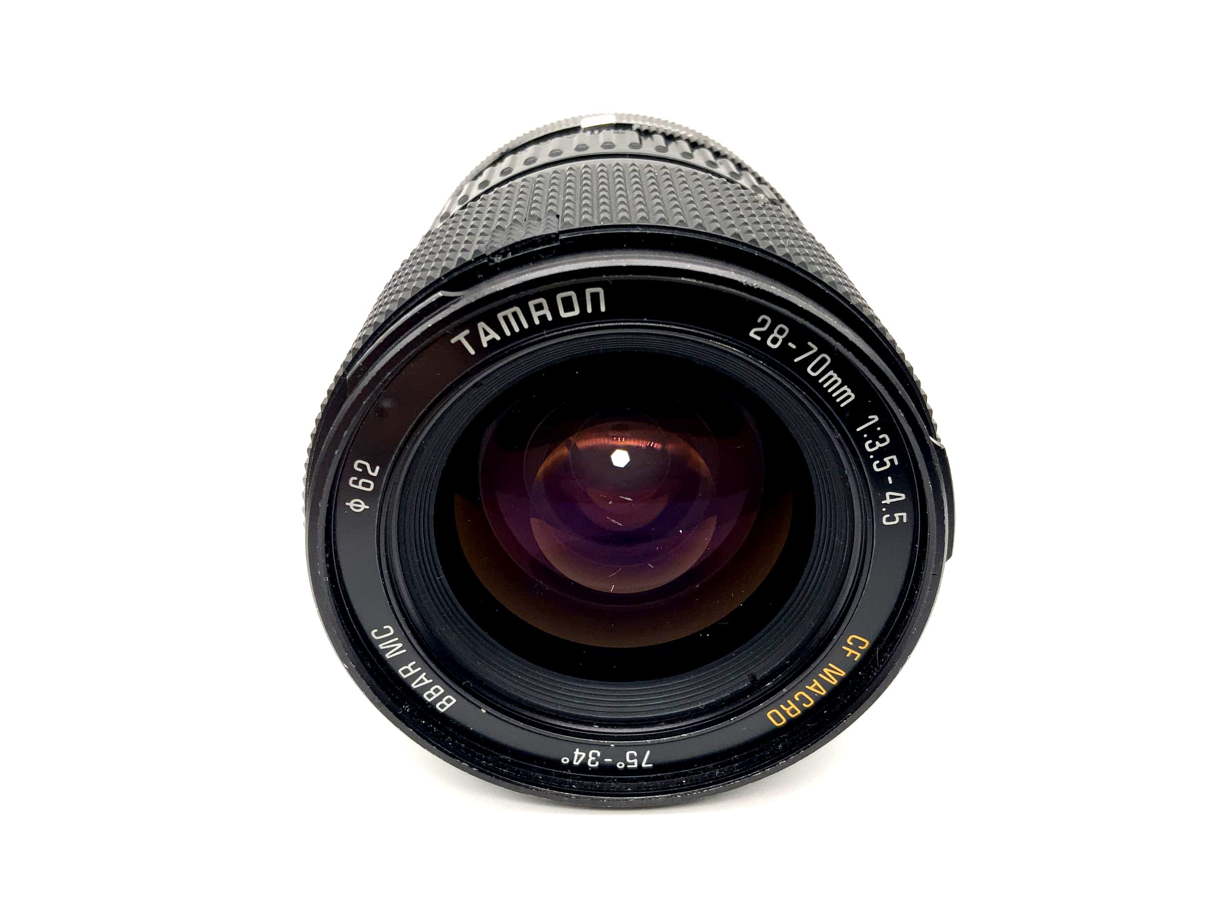 Tamron 28-70mm 1:3.5-4.5 Objektiv Adaptall 2 BBAR MC CF Macro Lens (Konica AR)