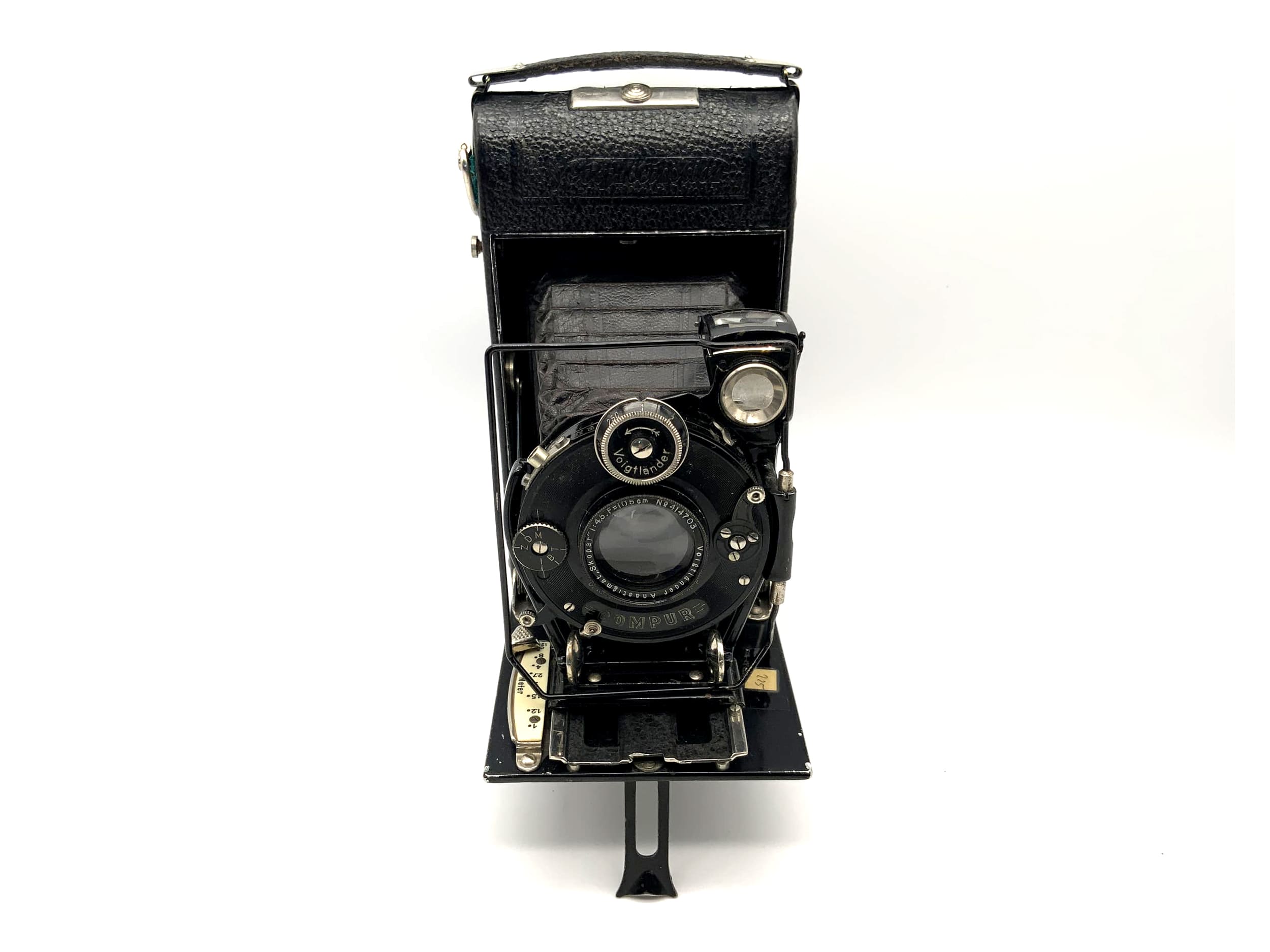 Voigtländer Klappkamera mit Anastigmat Skopar 1:4.5 105mm Compur