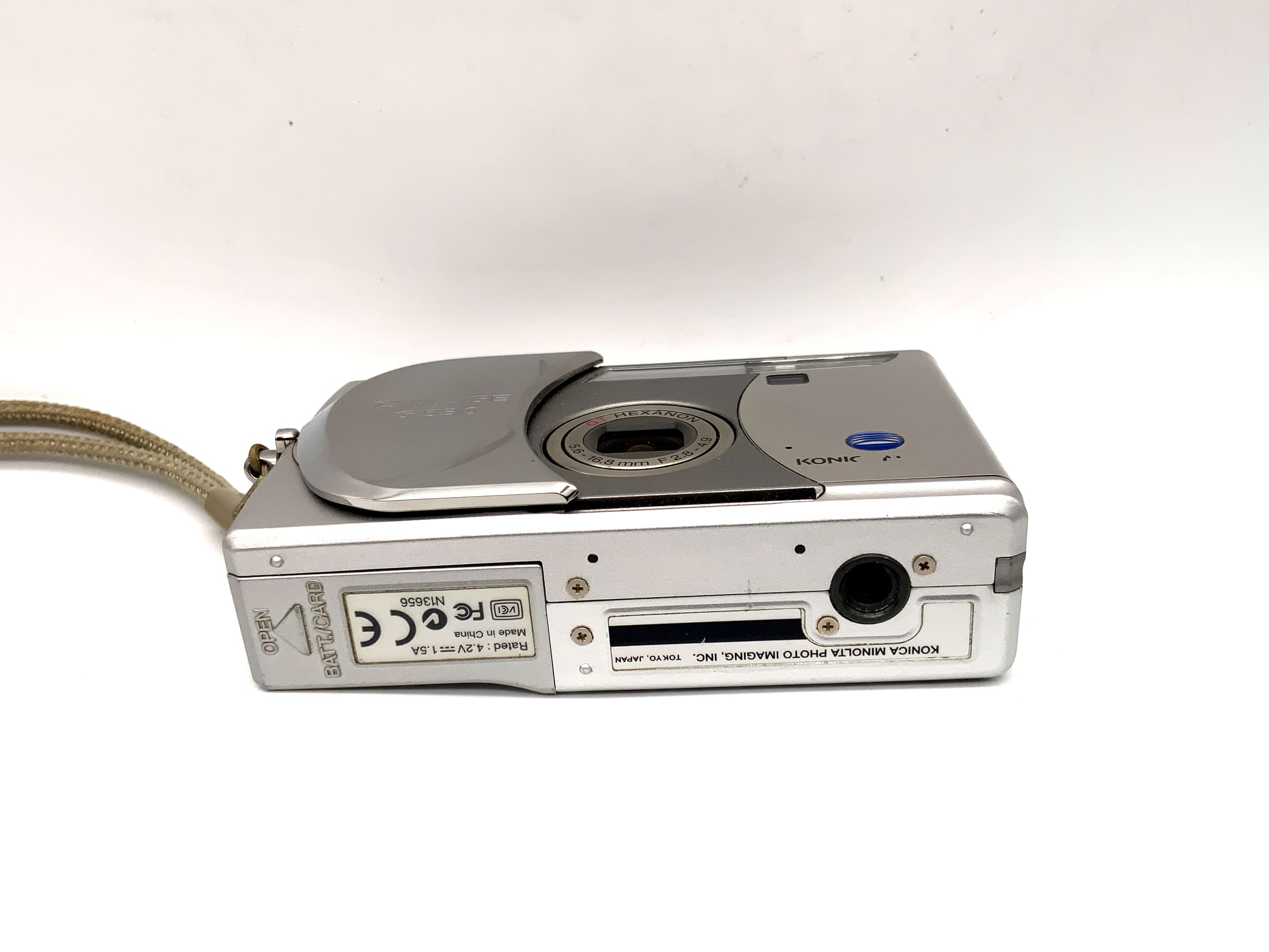 Konica Minolta Dimage G530 Kompaktkamera mit GT Hexanon 5.6-16.8mm F2.8-4.9