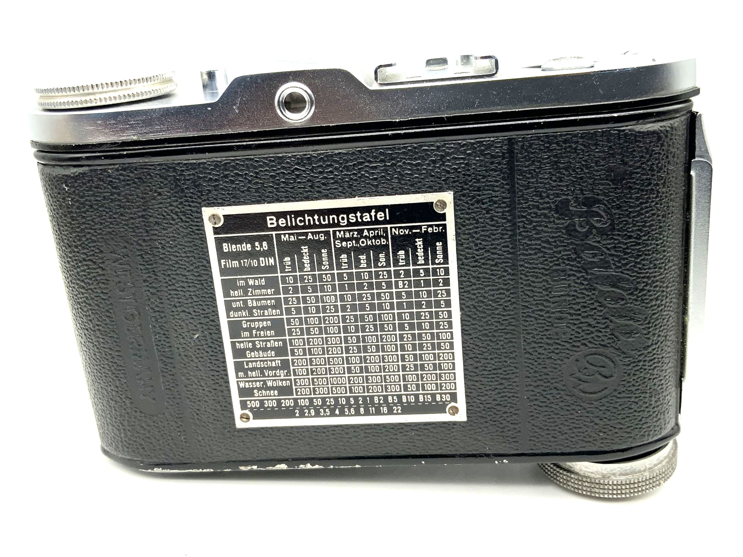 Balda Rigona Klappkamera mit Rigonar 1:3.5 50mm red C Pronto