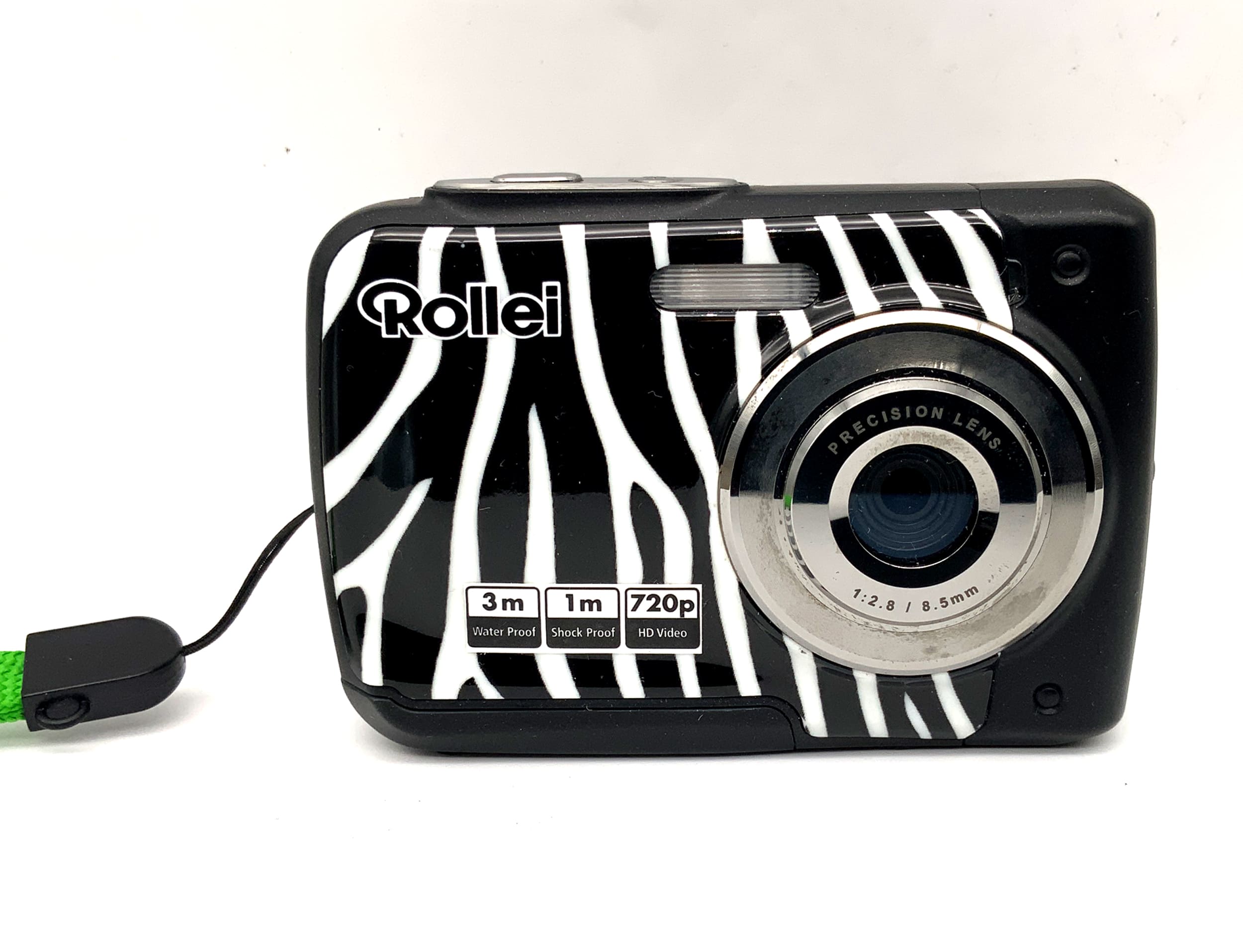 Rollei Sportsline 60 Zebra Digitale Kompaktkamera mit 1:2.8 f/8.5mm