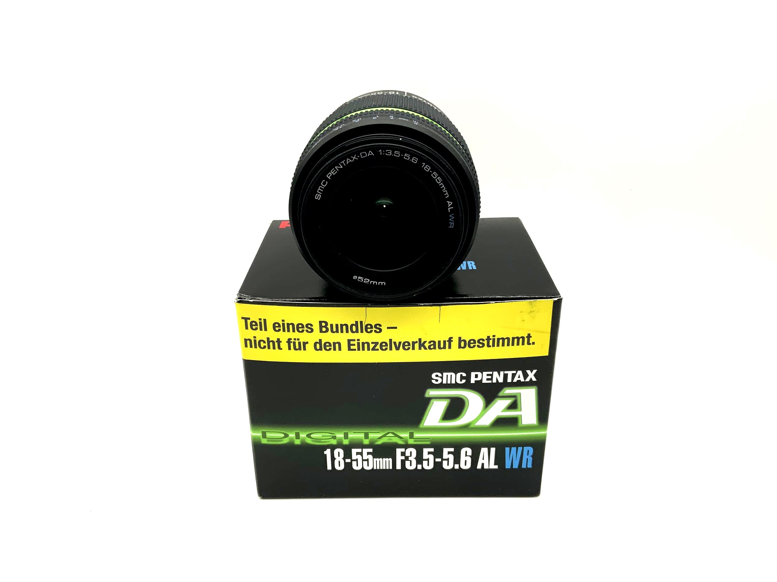 Pentax 18-55mm 1:3.5-5.6 Objektiv SMC Pentax -DA AL WR mit OVP (Pentax K AF)