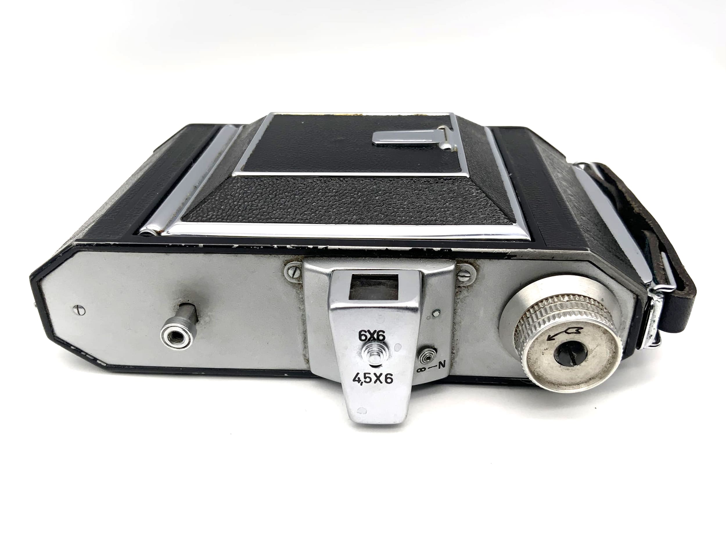 Rheinmetall Weltax Klappkamera mit Meyer Optik Trioplan 1:3.5 75mm red V Tempor