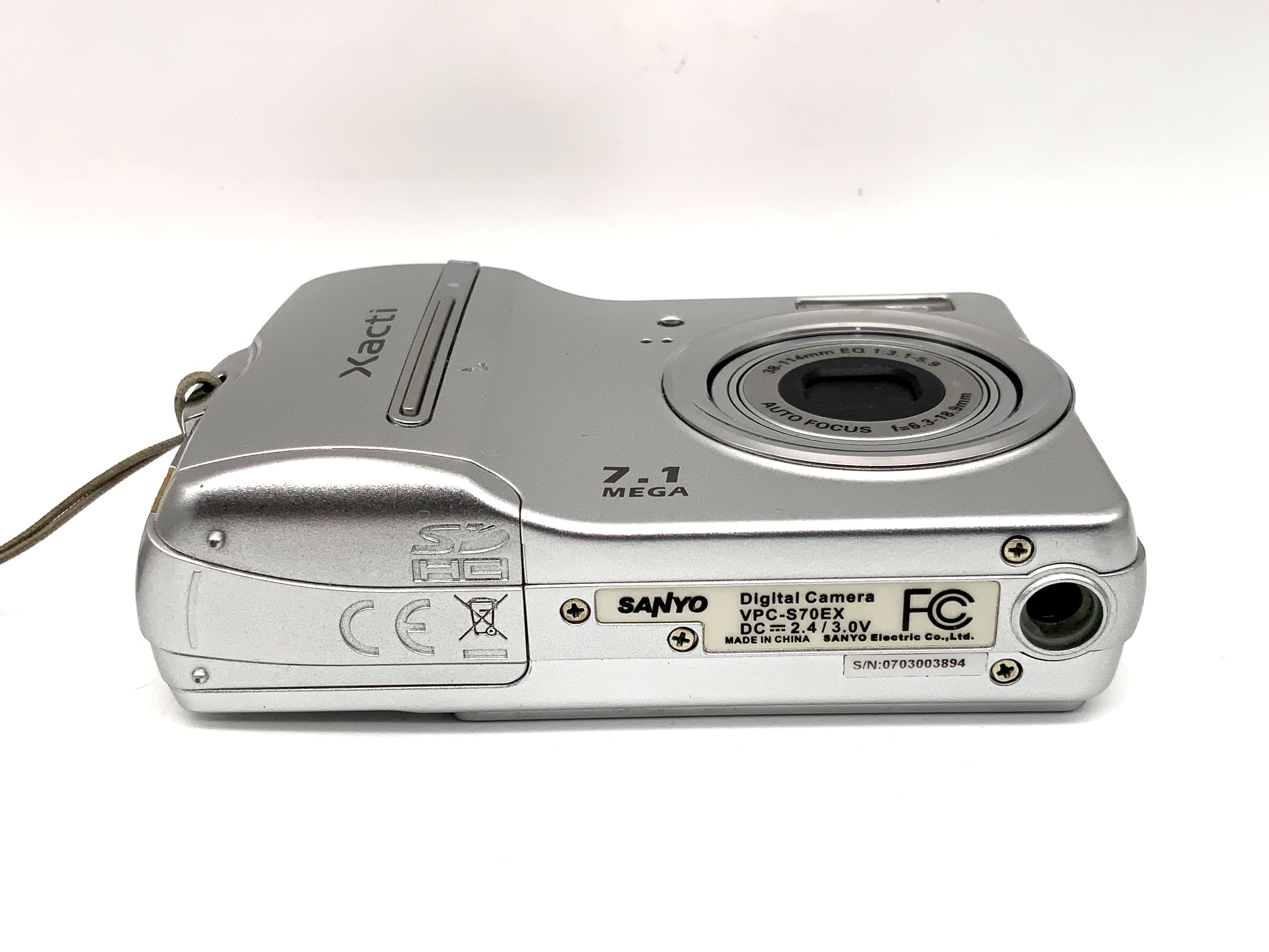 Sanyo Xacti VPC-S70EX Digitale Kompaktkamera mit 38-114mm 1:3.1-5.9