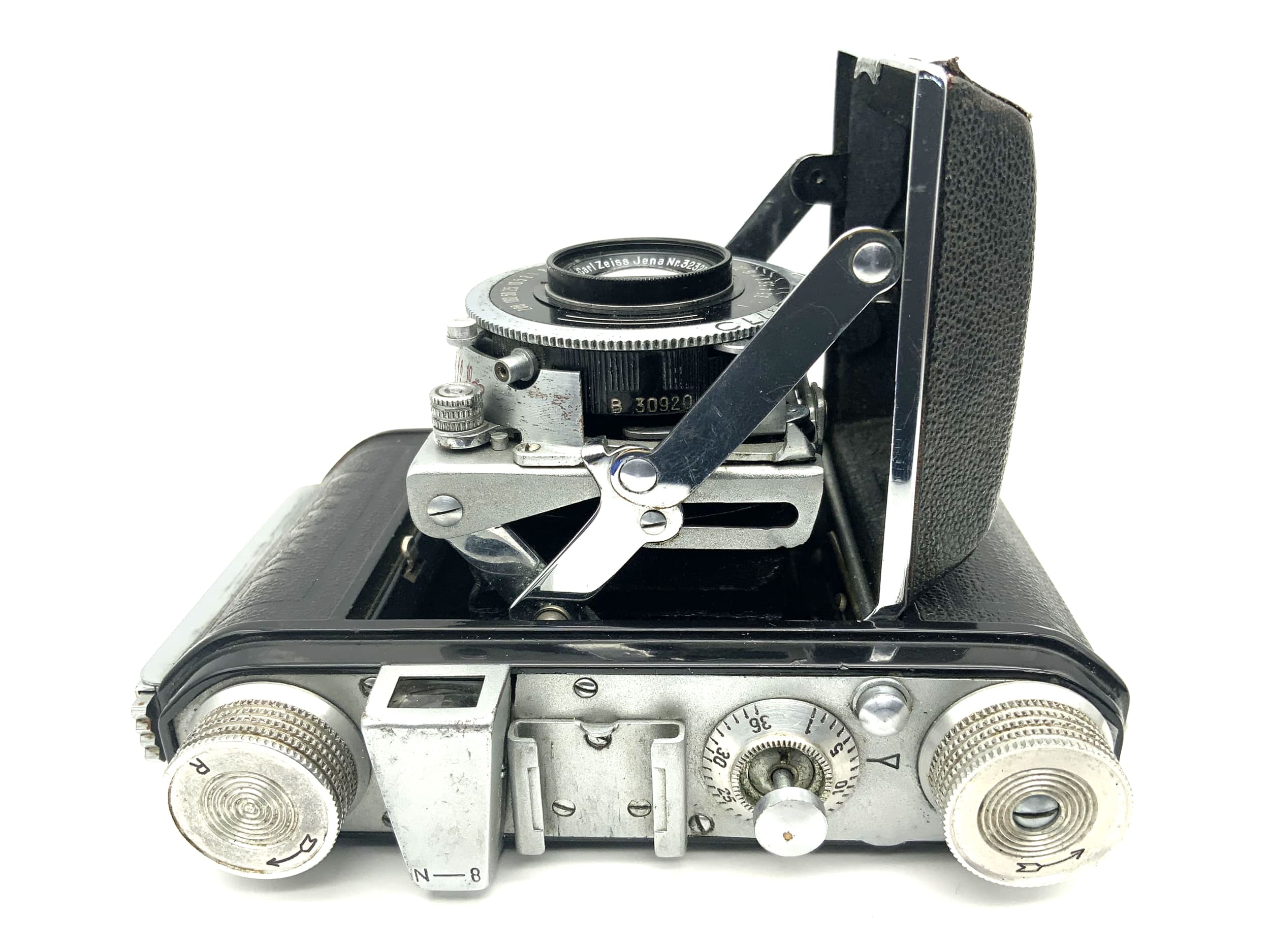 Welta Welti I Klappkamera mit Carl Zeiss Tessar 1:3.5 5cm 50mm red T Cludor