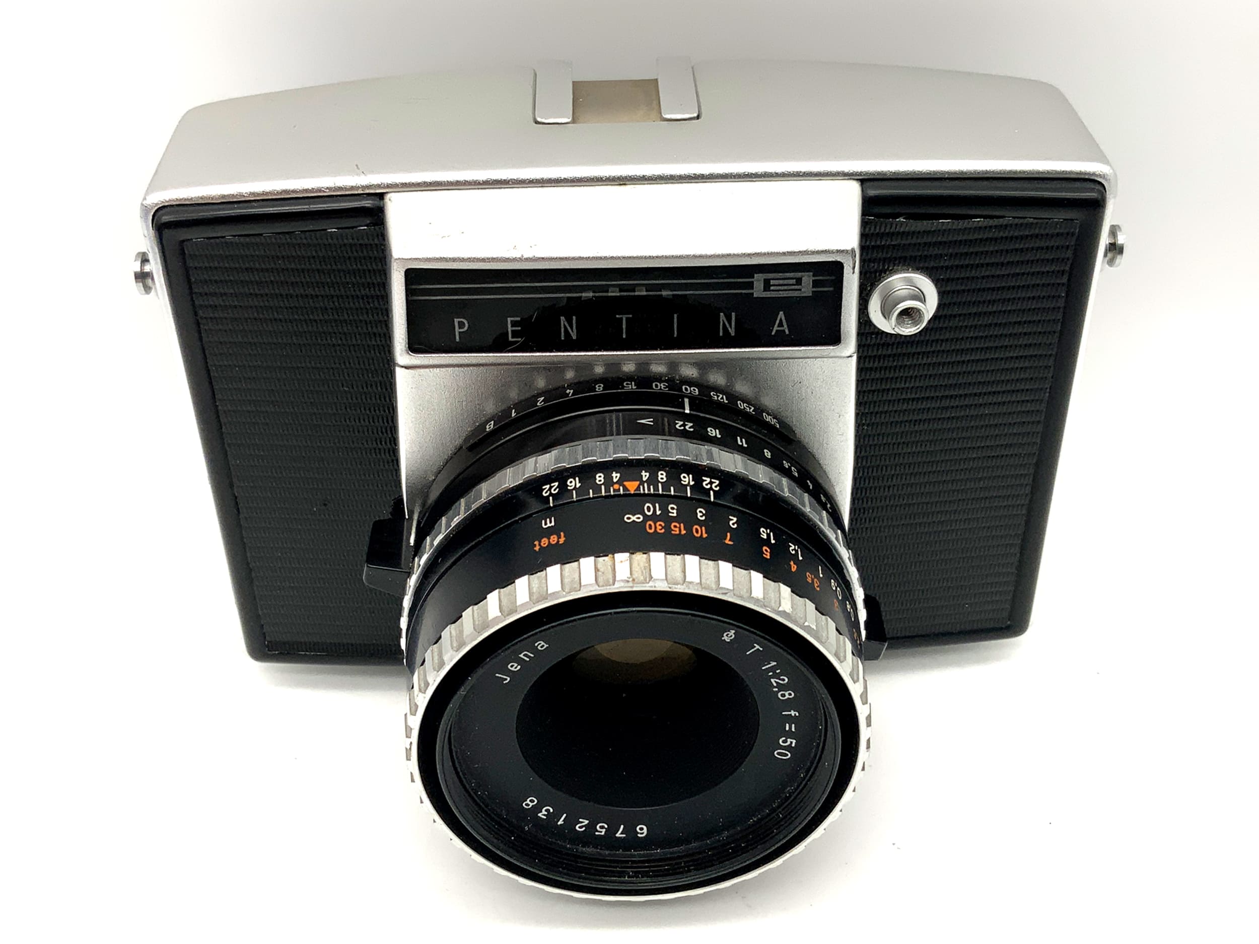 Pentacon Pentina e 35mm Spiegelreflexkamera SLR analog mit Tessar 2.8/50 Body