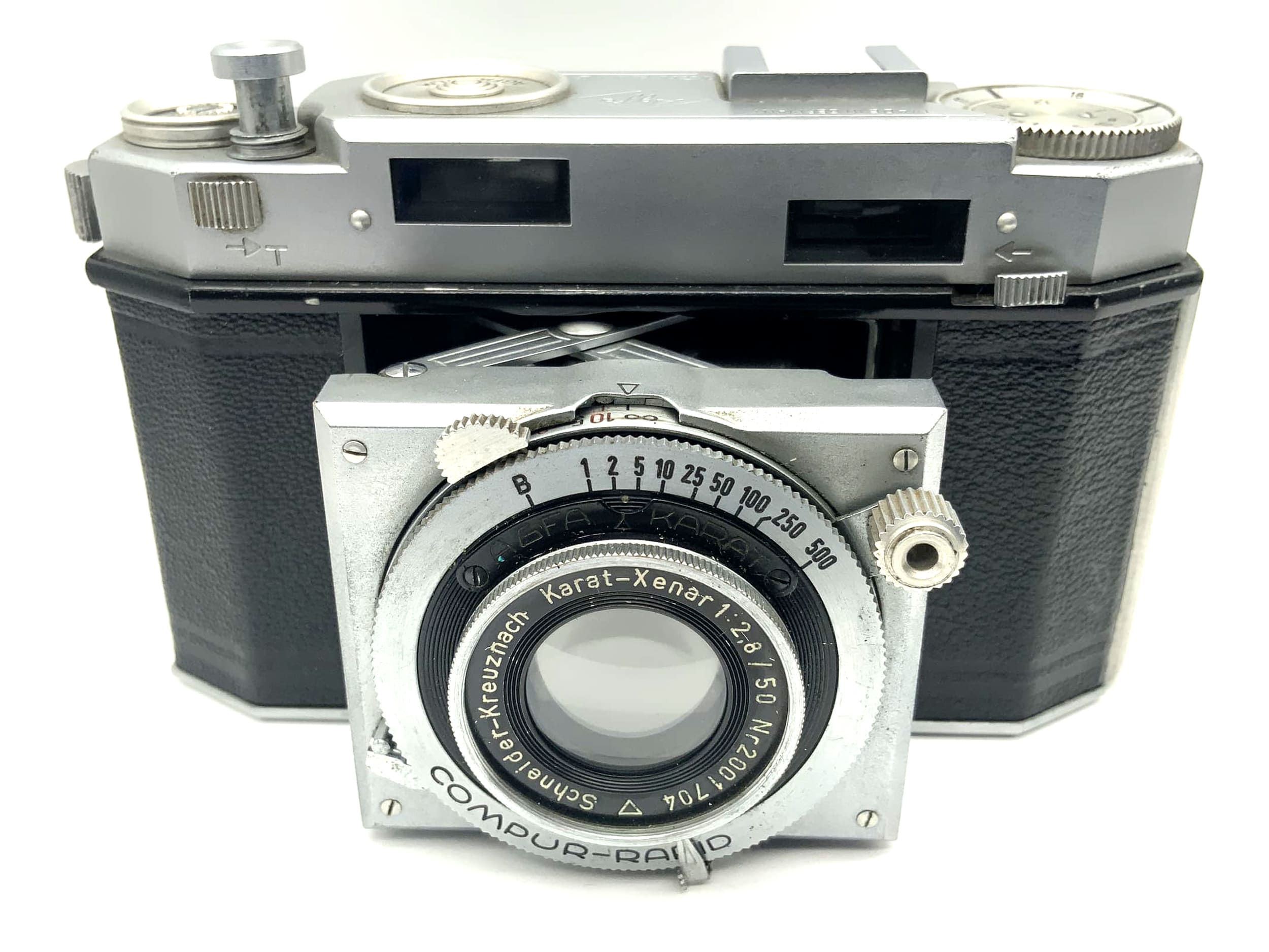 Agfa Karat 12 Klappkamera mit Xenar 1:2.8 50mm Schneider Kreuznach Compur-Rapid