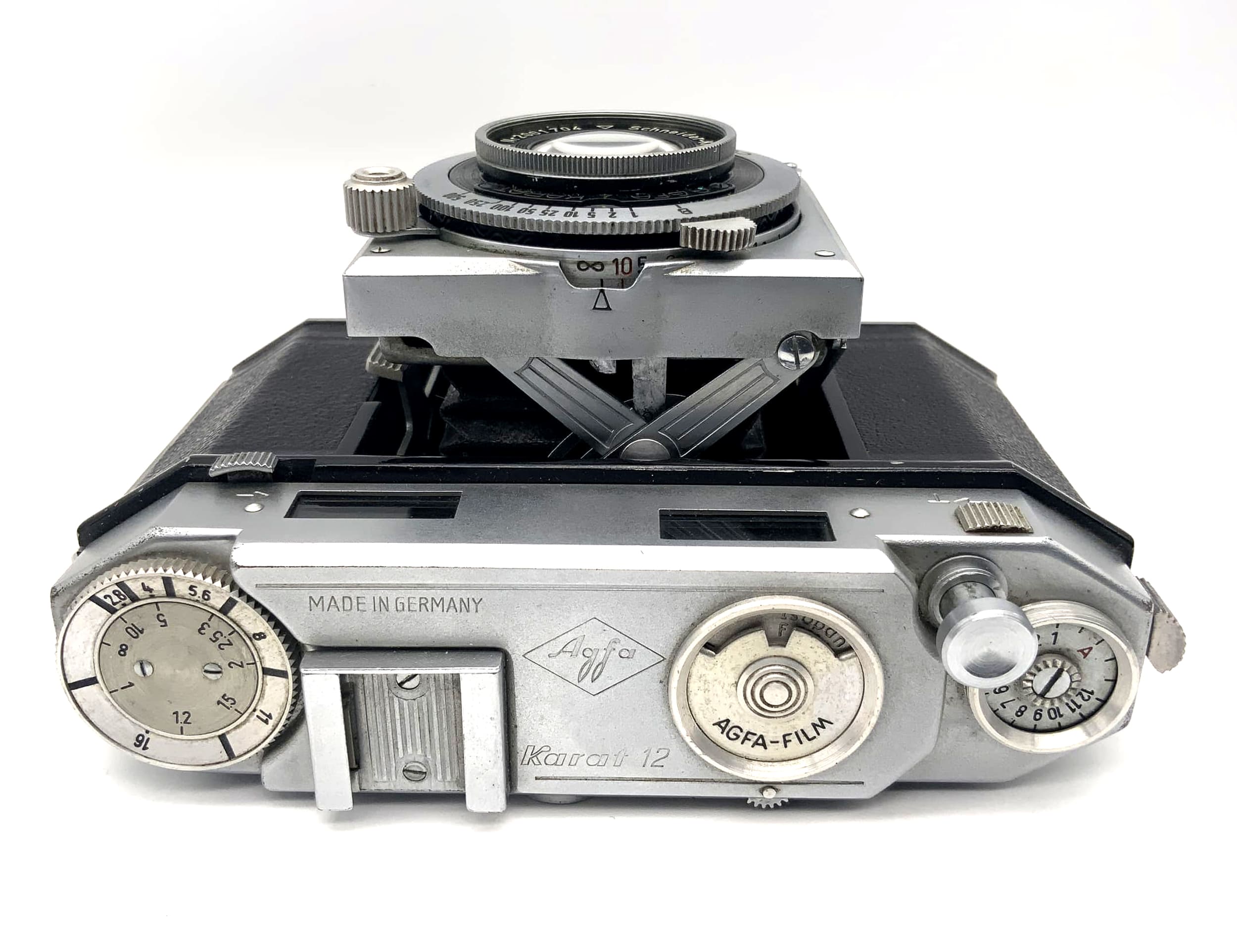 Agfa Karat 12 Klappkamera mit Xenar 1:2.8 50mm Schneider Kreuznach Compur-Rapid