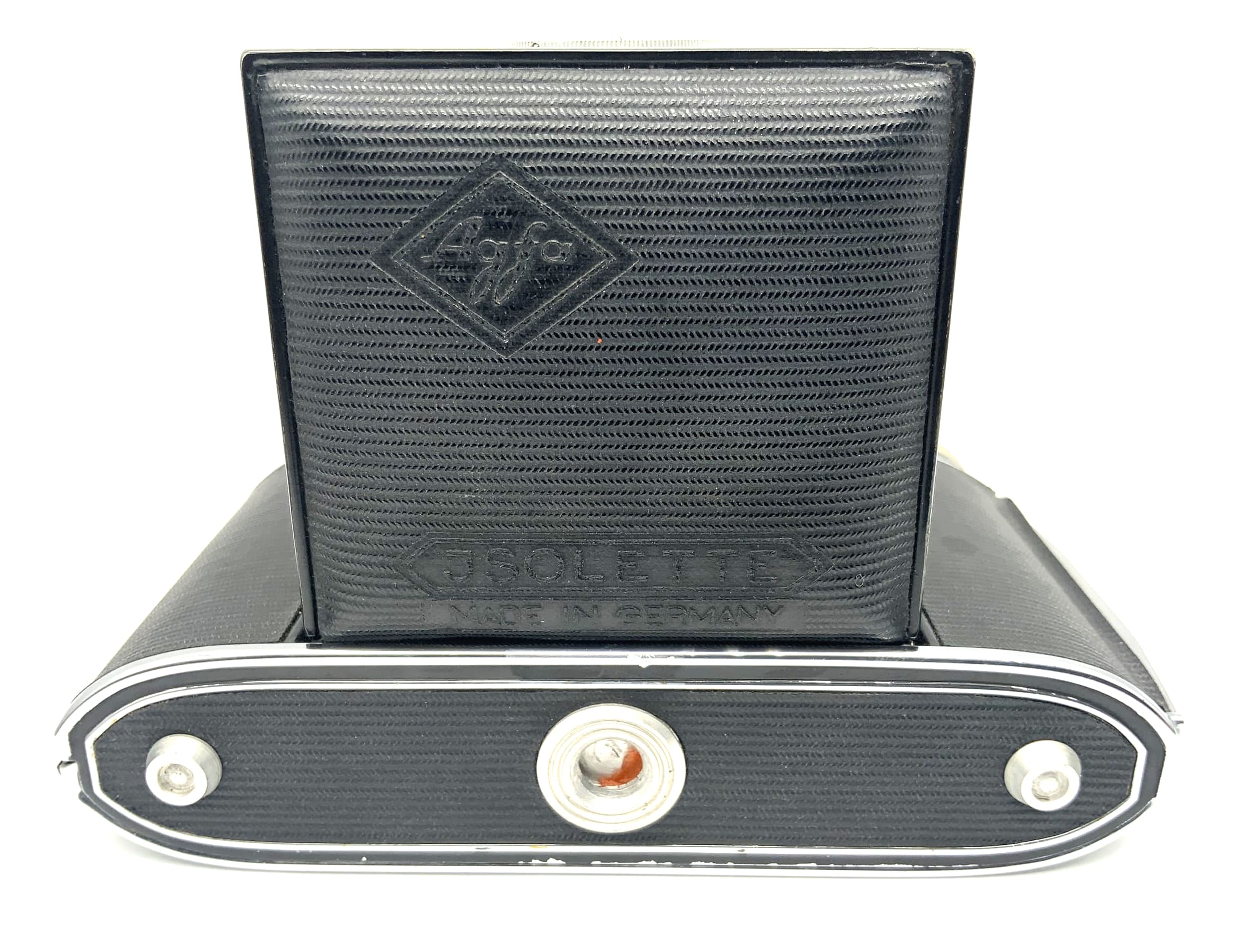 Agfa Isolette Klappkamera mit Apotar 1:4.5 8,5cm 85mm