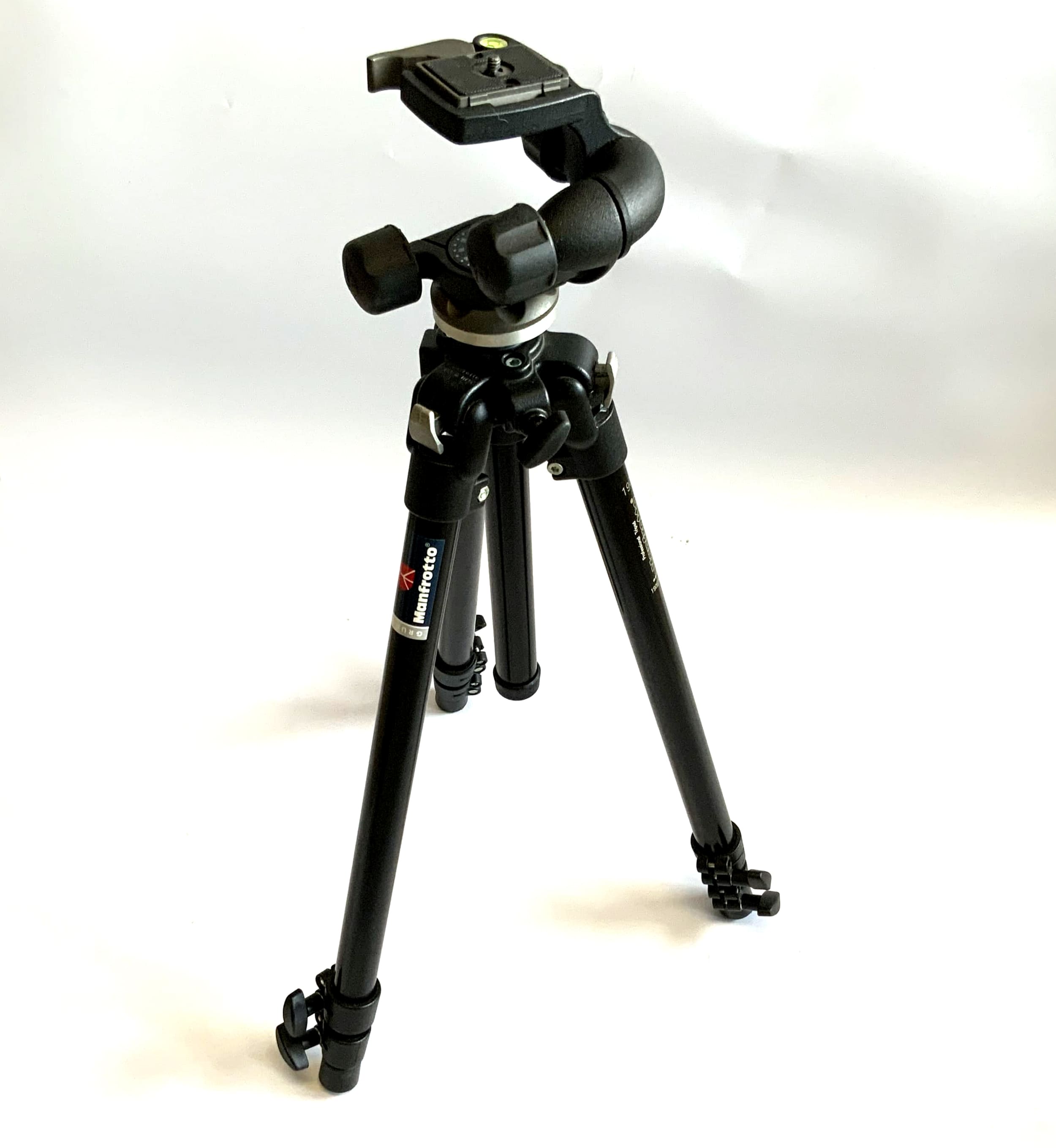 Manfrotto 190B Stativ Tripod 3-Bein Fotostativ Kamerastativ mit 460Mg Stativkopf