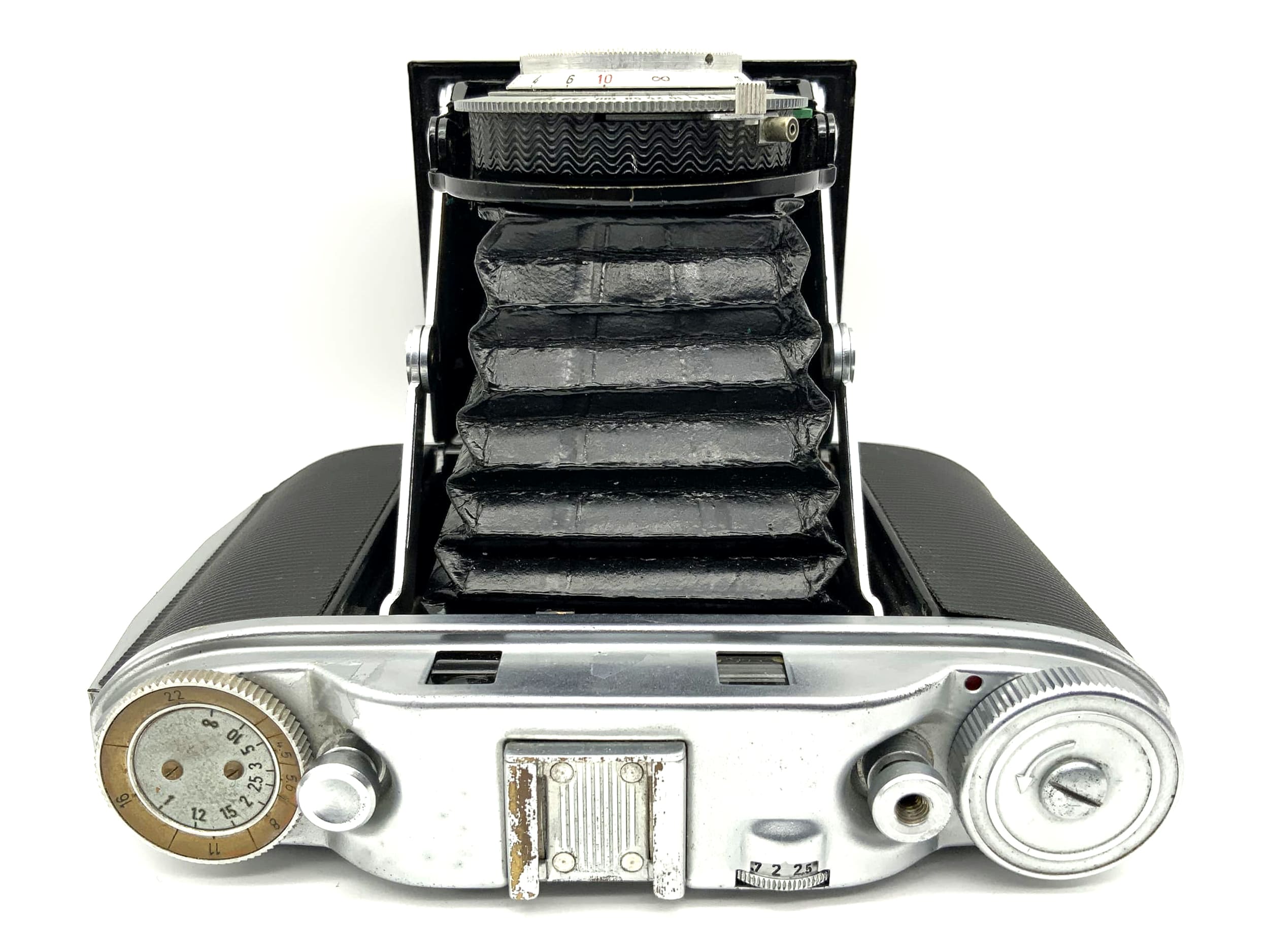 Agfa Isolette III Klappkamera mit Solinar 1:4.5 85mm 3 Synchro-Compur