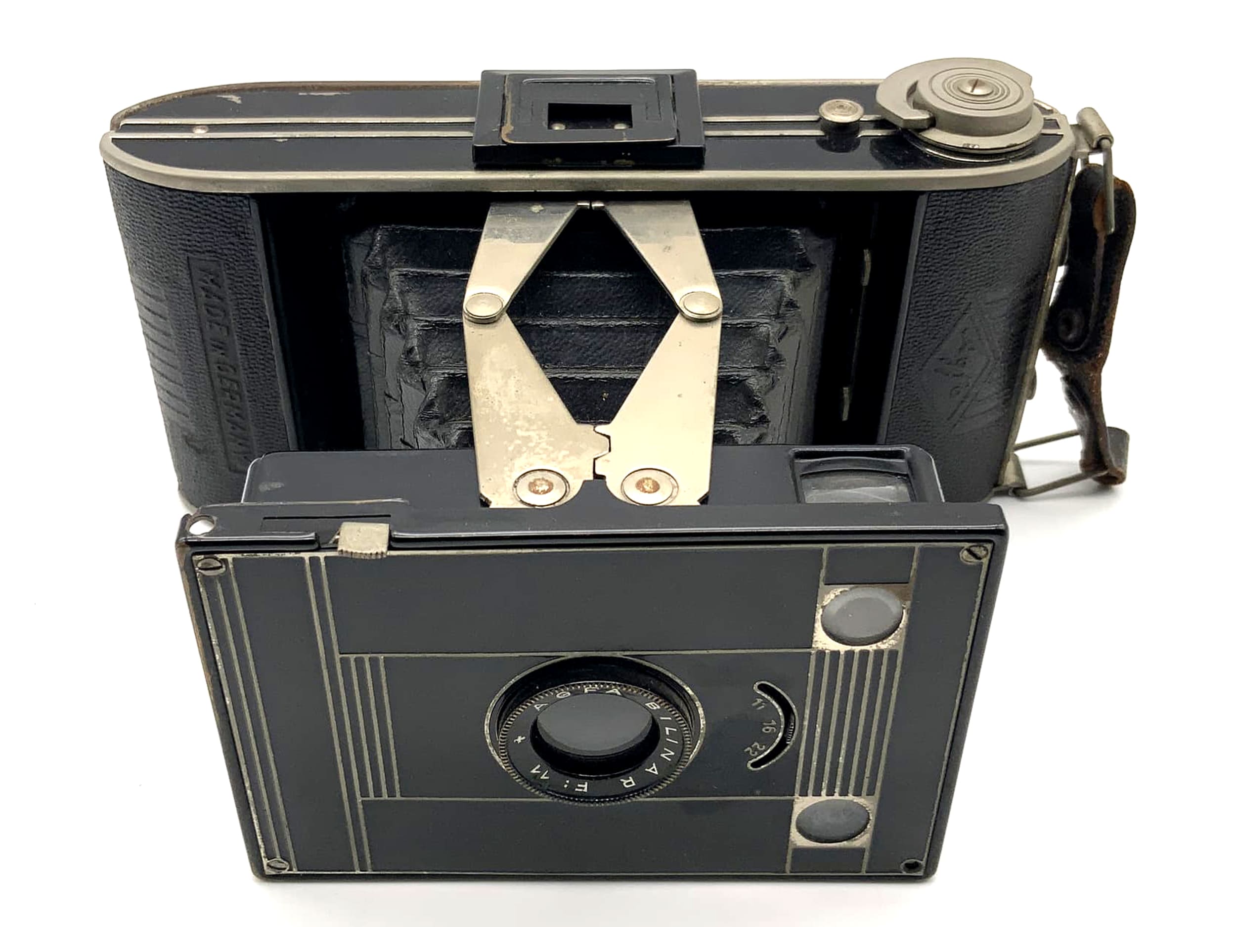 Agfa Billy-Clack Klappkamera mit Bilinar 1:11 Rollfilm Balgenkamera analog
