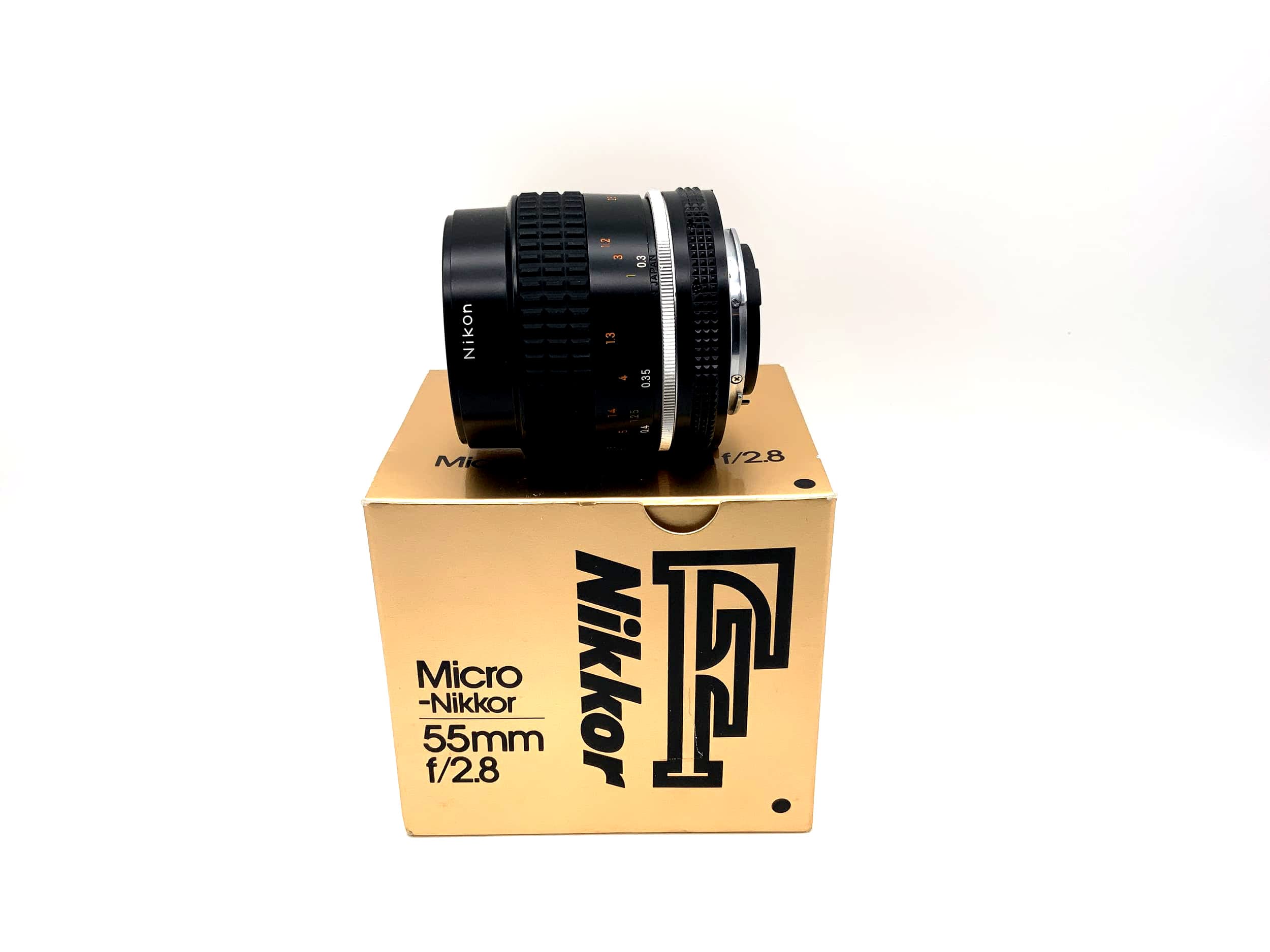 Nikon 55mm 1:2.8 Objektiv Nikkor Micro Kamera Camera Lens (Nikon F)