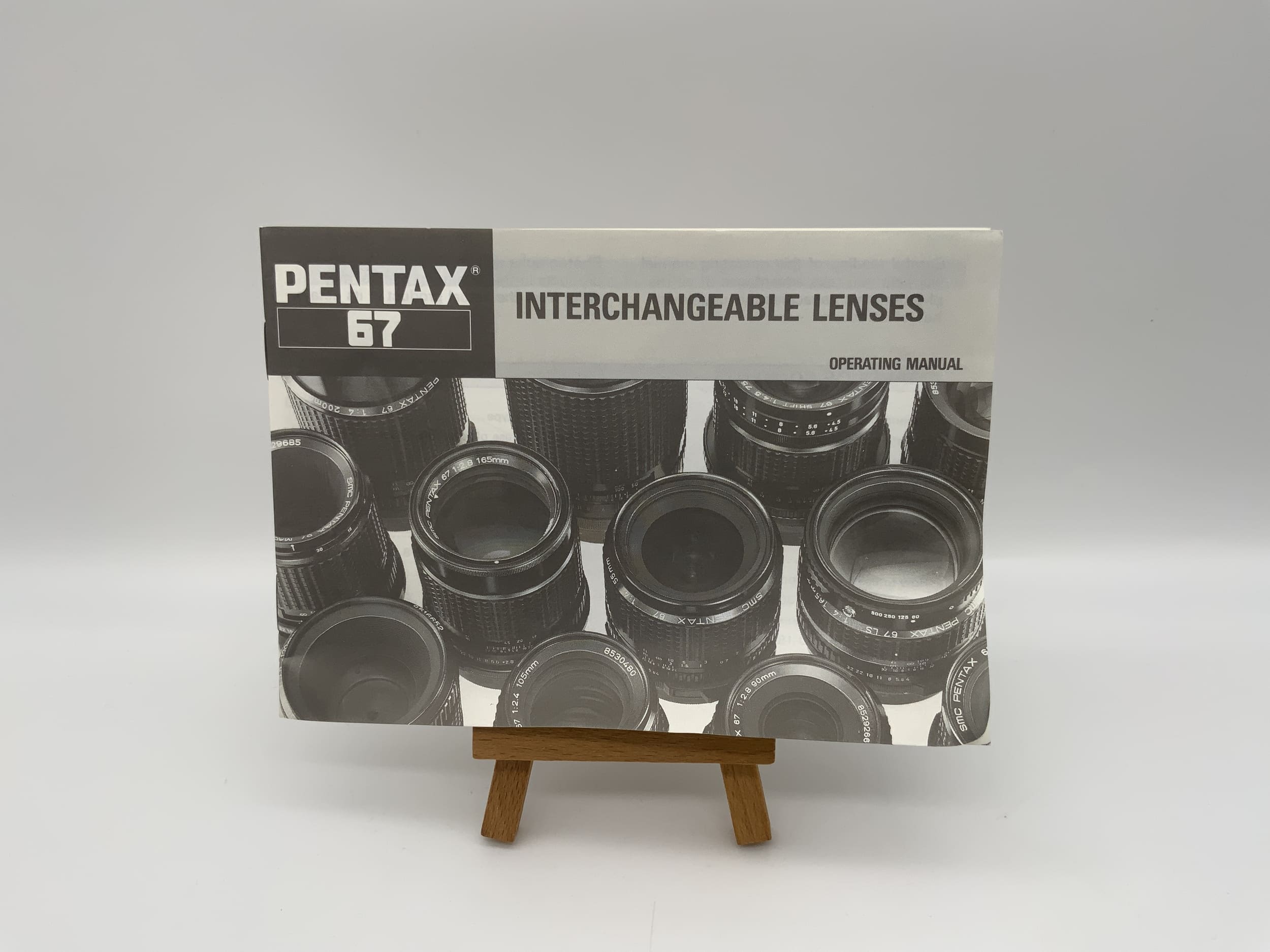 Pentax 67 Interchangeable Lenses Bedienungsanleitung Englisch