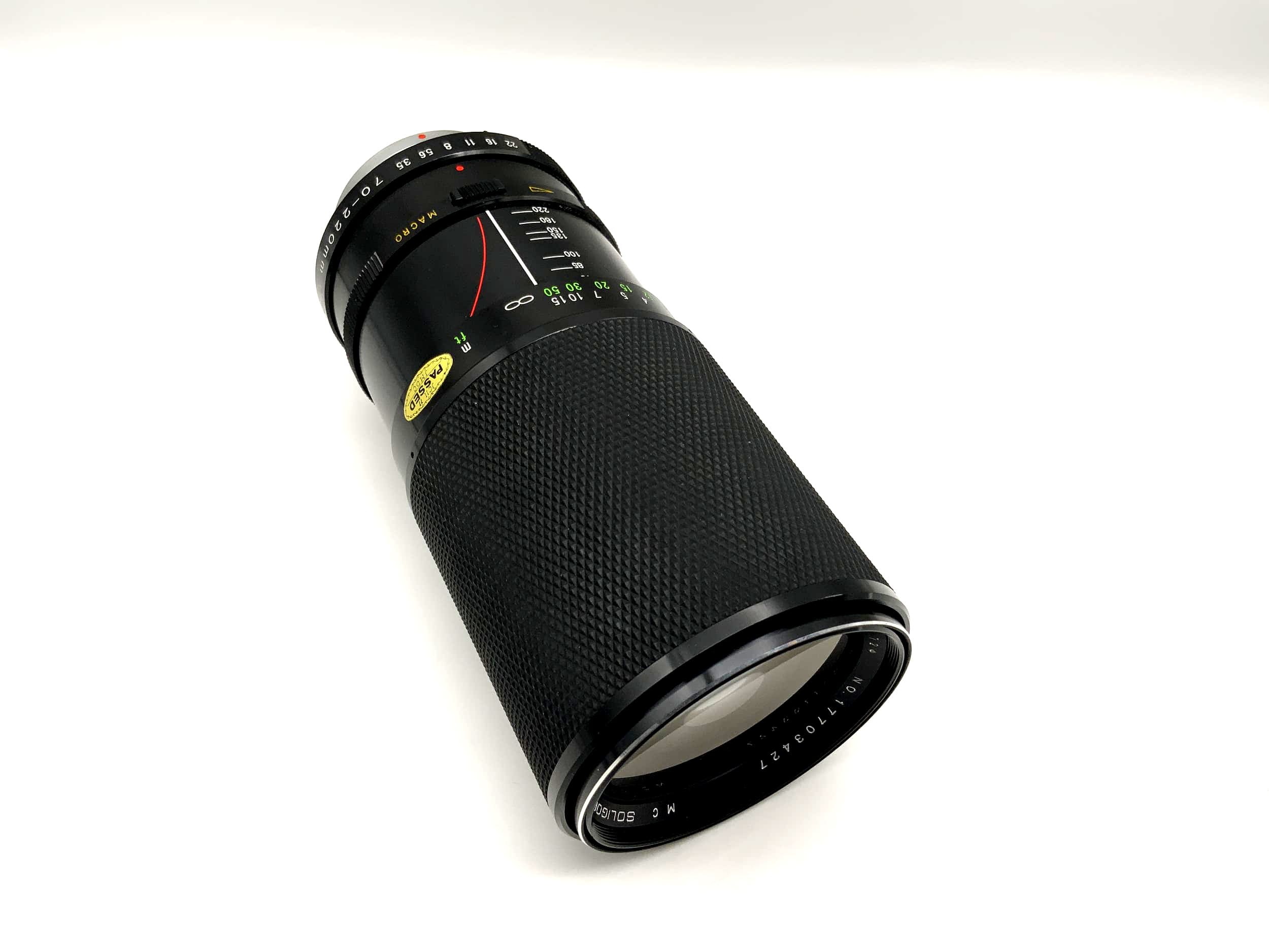 Soligor 70-220mm 1:3,5 Objektiv Kamera Camera Lens (Olympus OM)