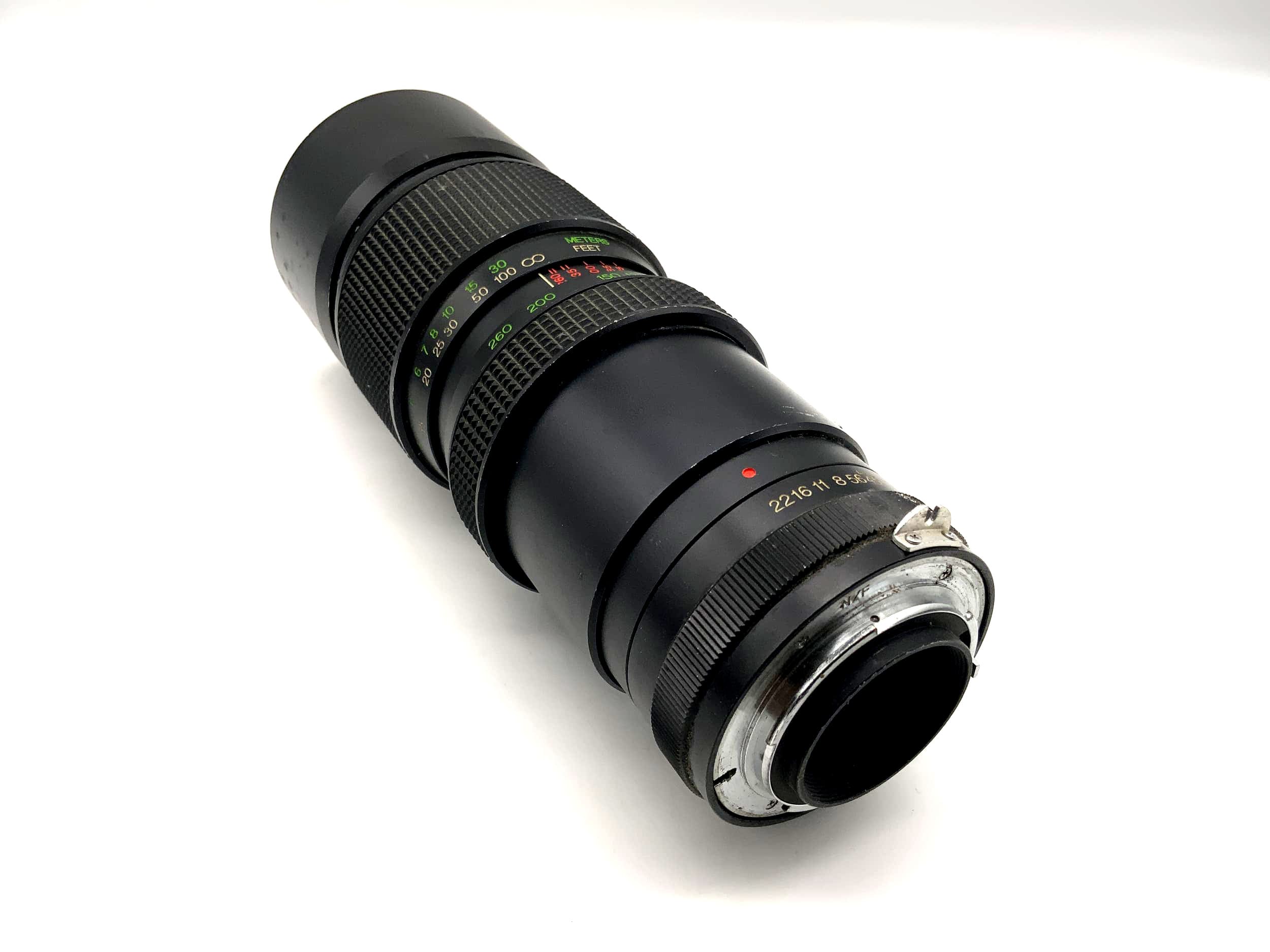 Vivitar 75-260mm 1:4,5 Objektiv Auto Zoom Kamera Camera Lens (Nikon F)