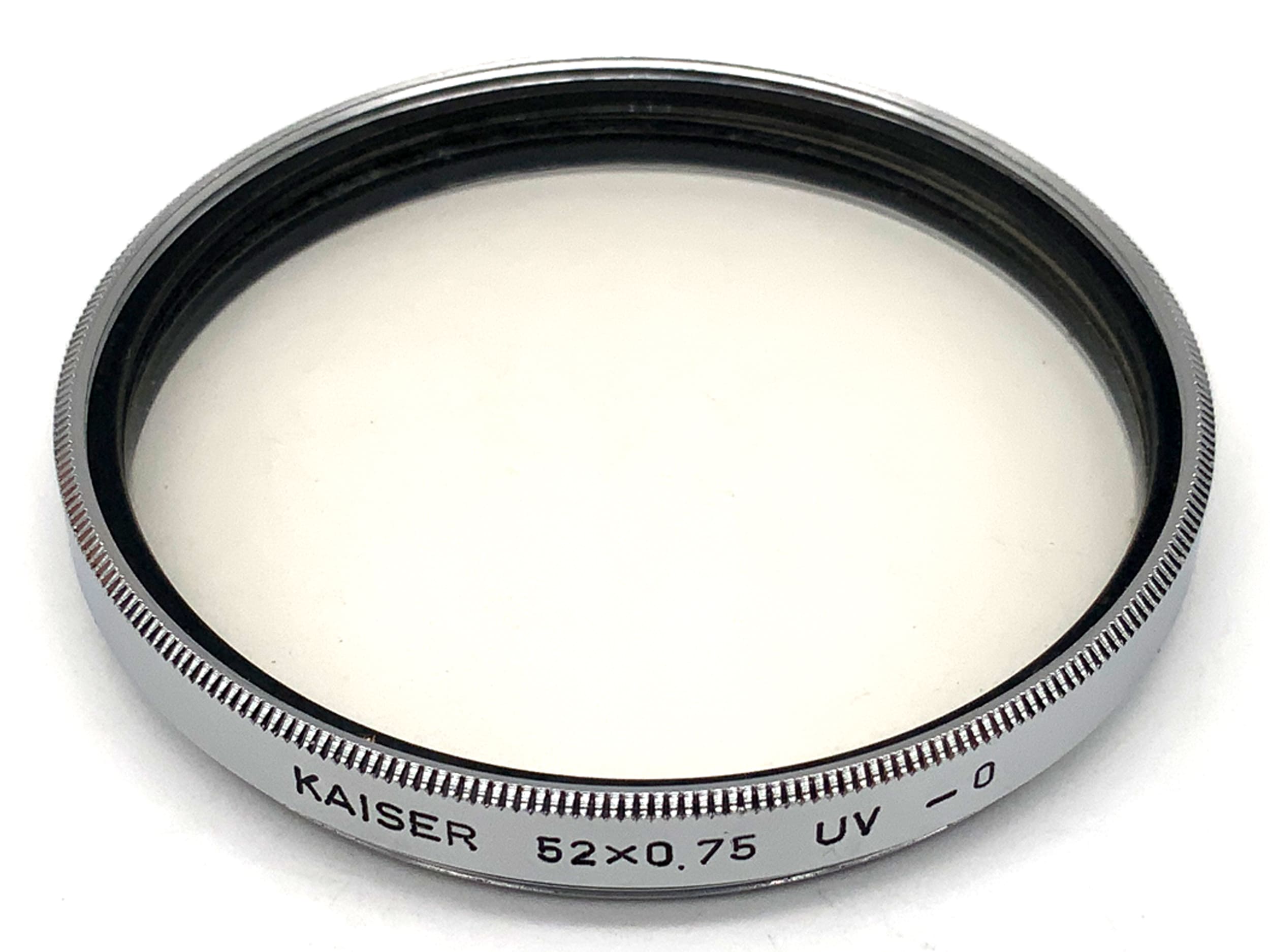 Kaiser UV 52x0,75 UV -0 in silber Filter 52mm Kreisförmig Filtergewinde