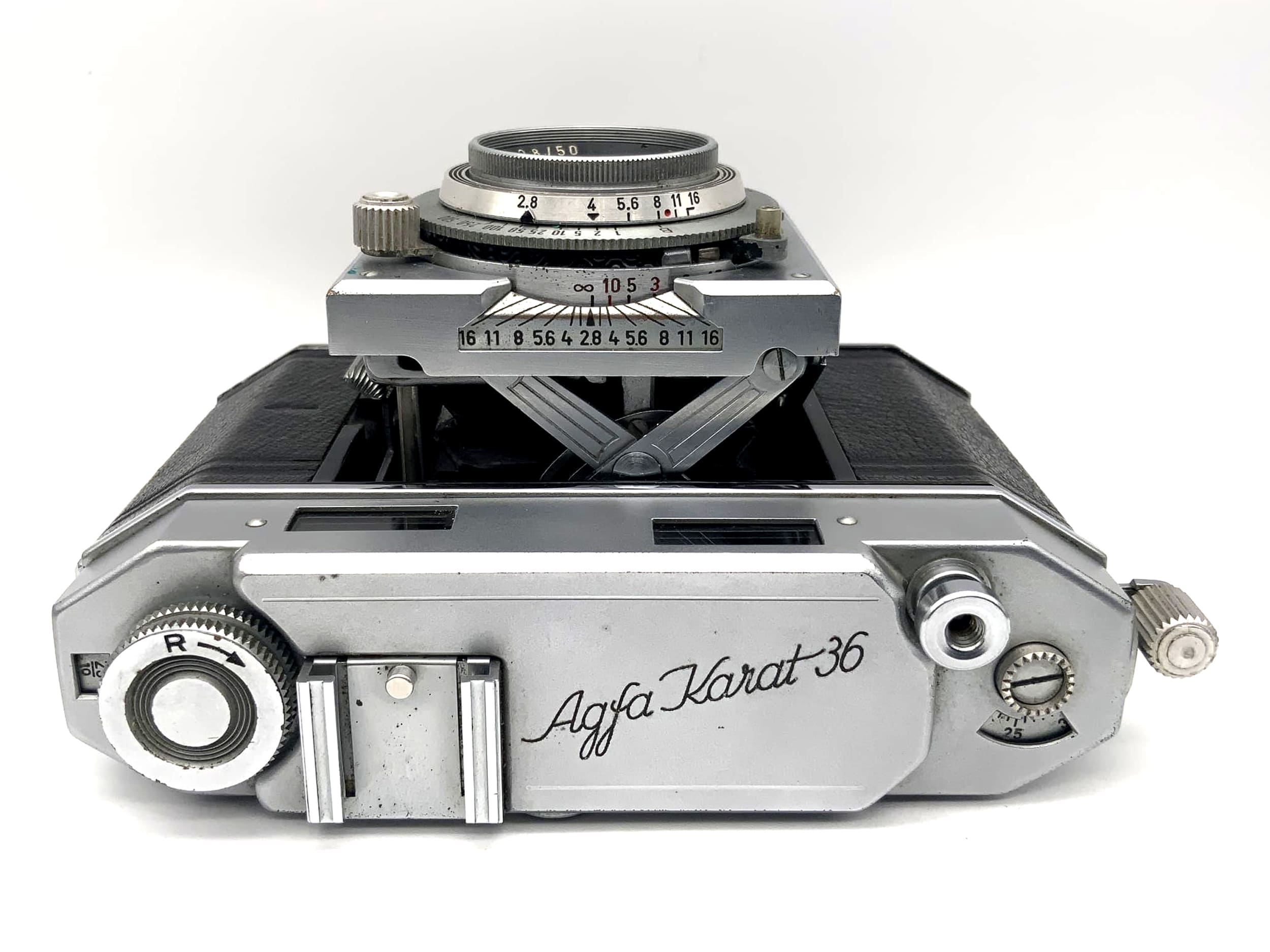 Agfa Karat 36 Klappkamera mit Solinar 1:2.8 50mm Synchro-Compur