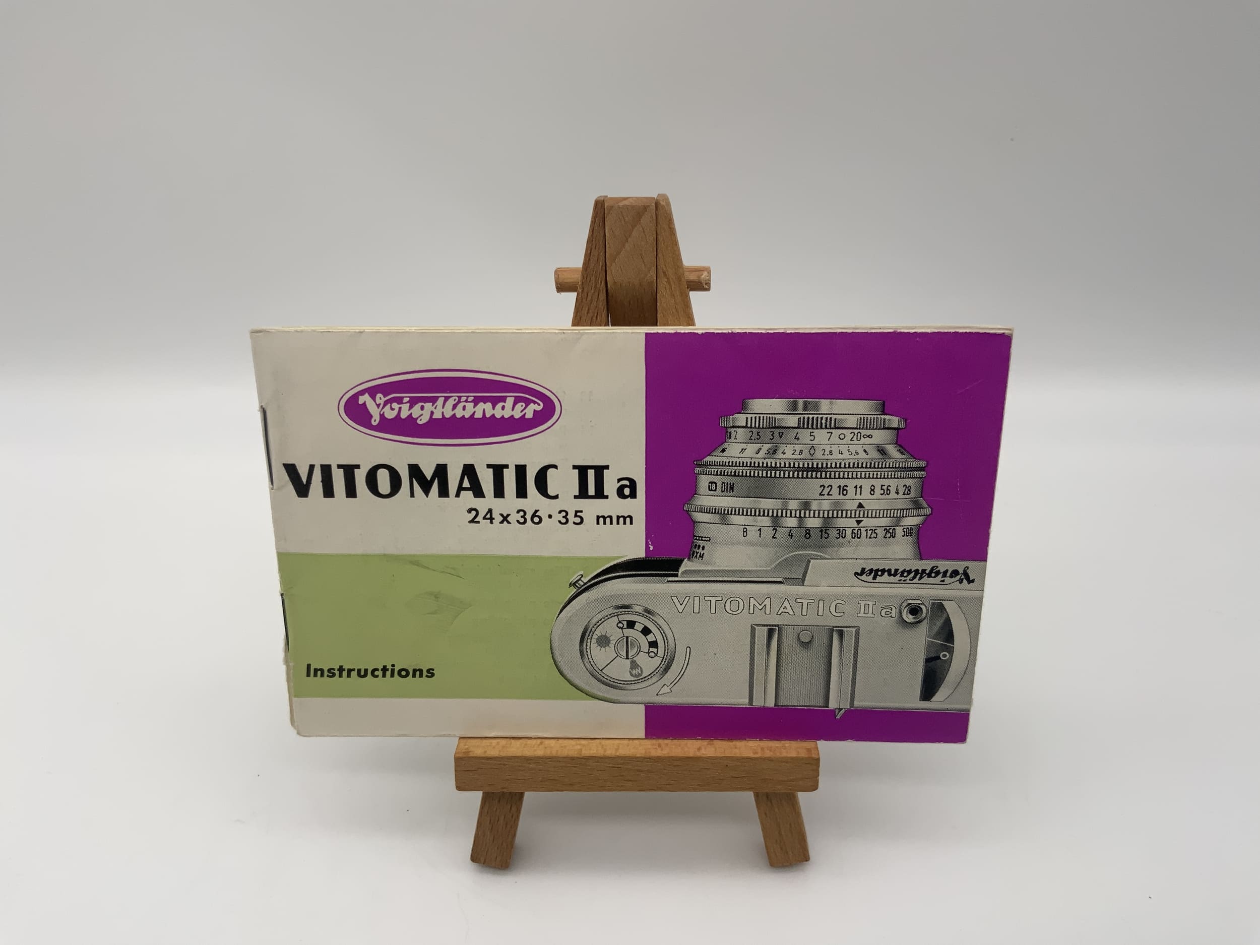 Voigtländer Vitomatic IIa Bedienungsanleitung Englisch