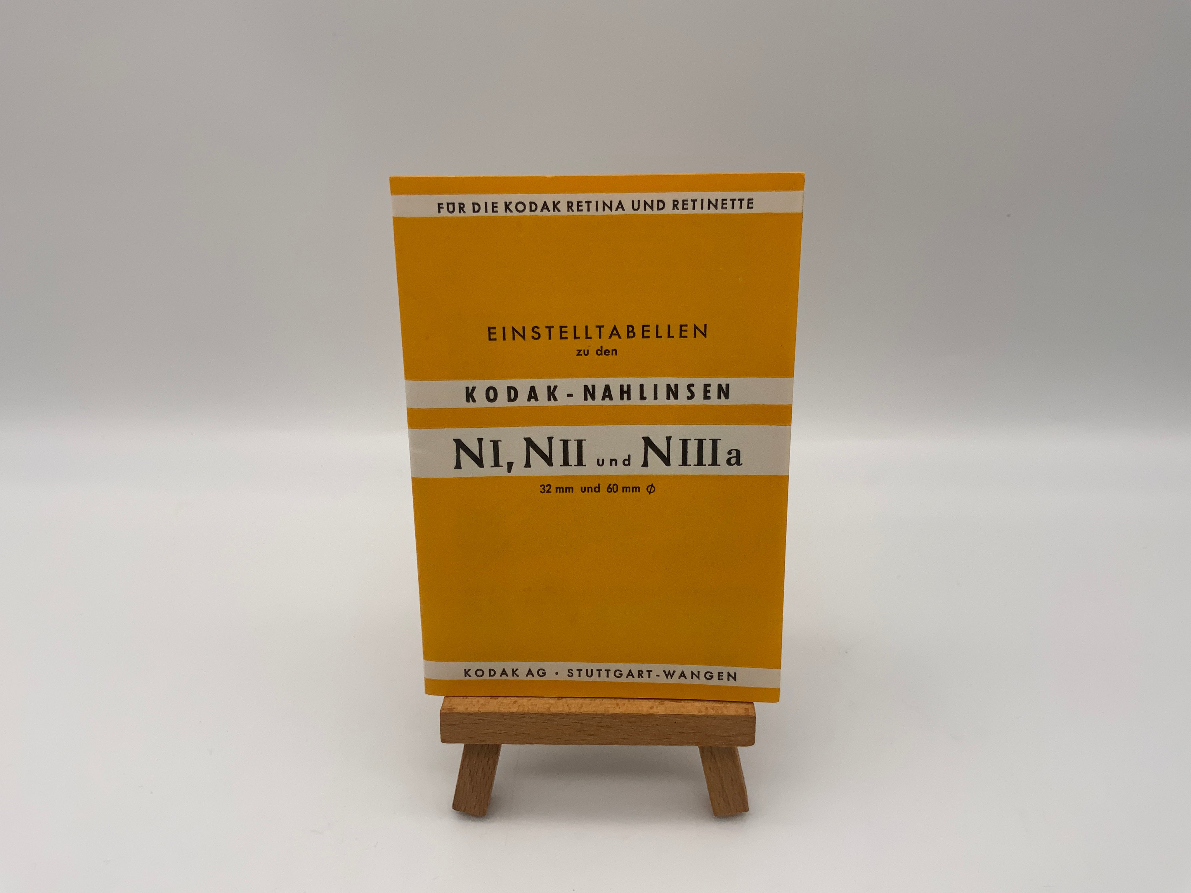 Kodak Nahlinsen N I, N II und N IIIa Bedienungsanleitung Deutsch