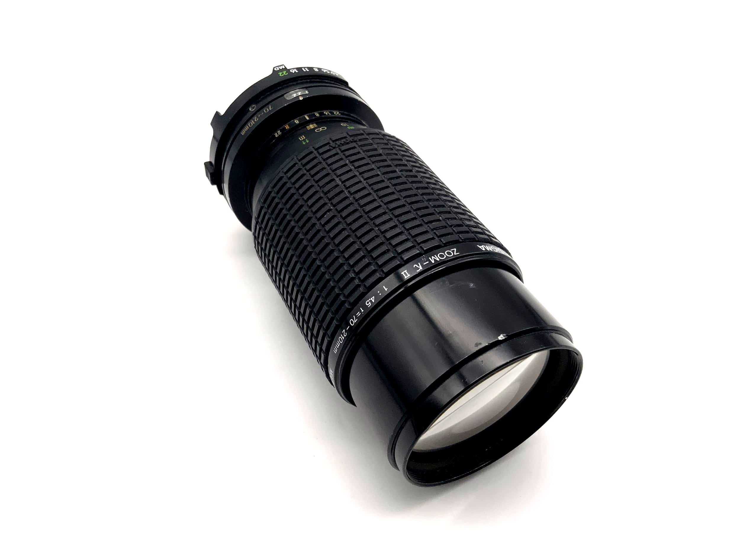 Sigma 70-210mm 1:4.5 Objektiv Zoom-K II Multi Coated Kamera Lens (Minolta MD)