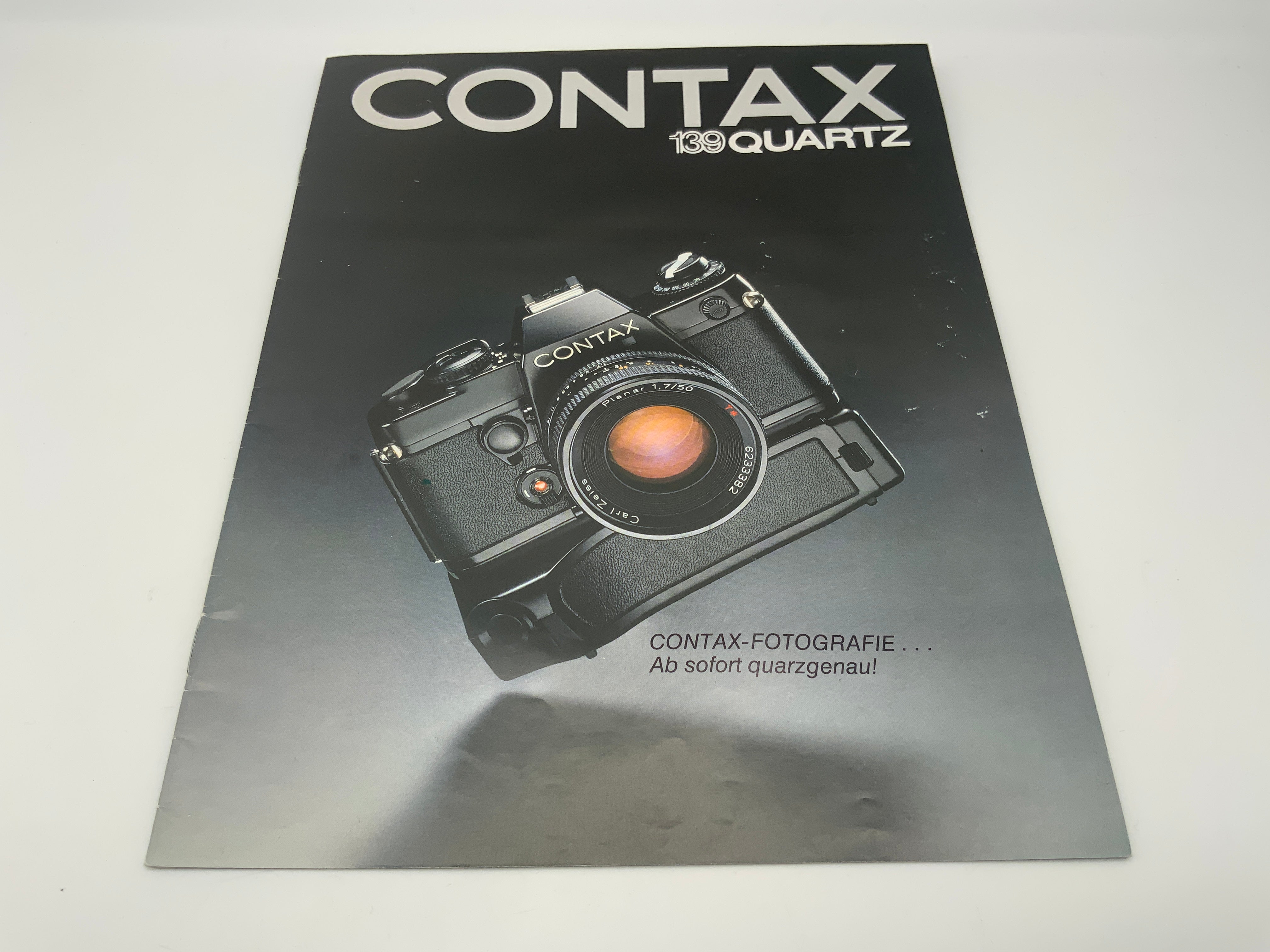 Contax 139 Quartz Broschüre Magazin Prospekt Deutsch