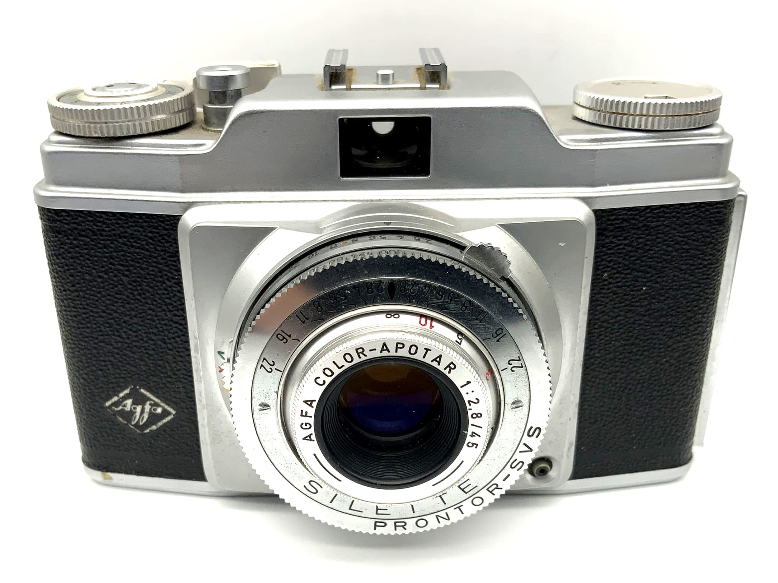 Agfa Silette Sucherkamera mit Color-Apotar 1:2.8/45 Prontor-SVS