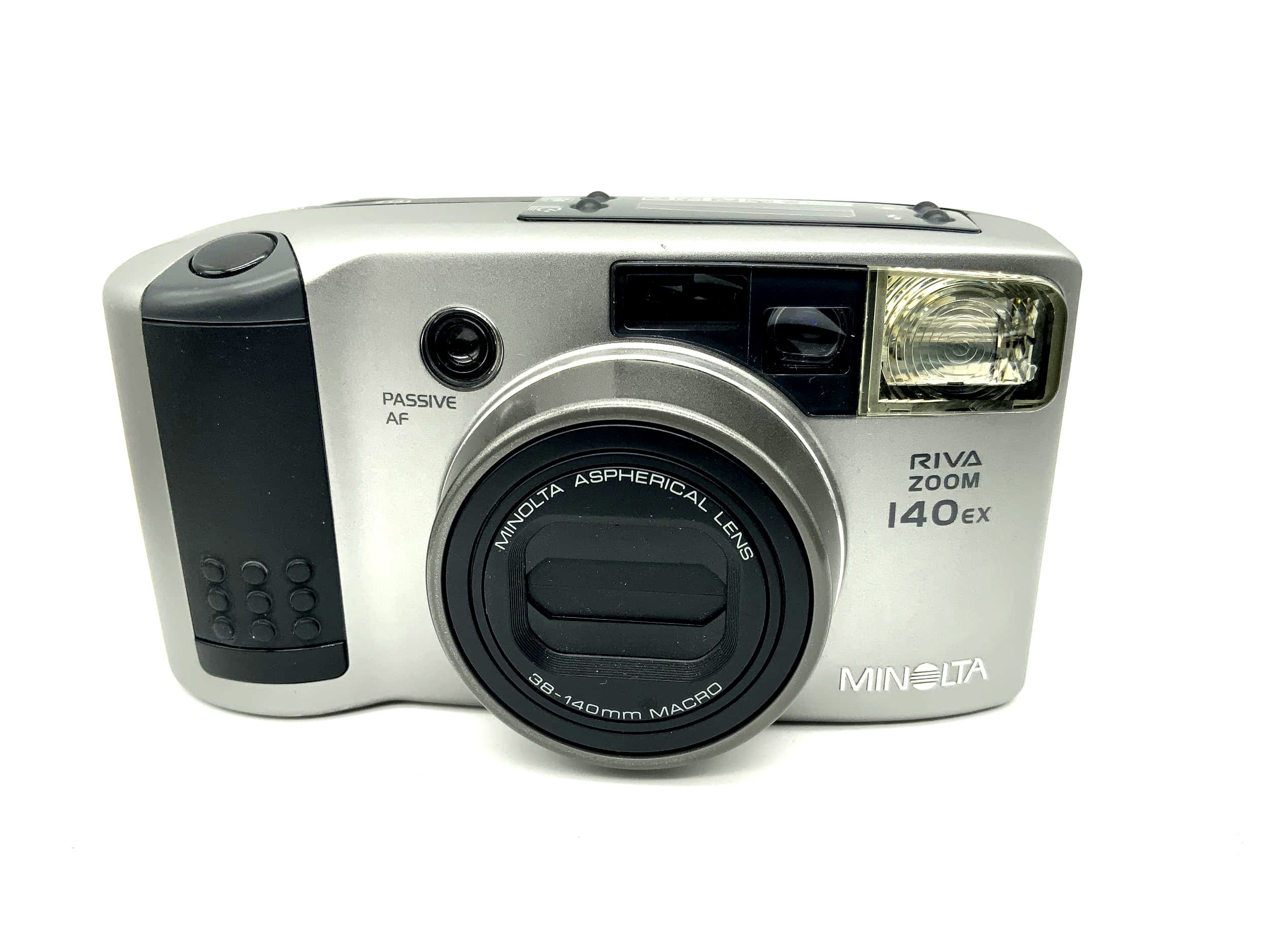Minolta Riva Zoom 140 EX Point&Shoot mit 38-140mm Macro Kompaktkamera 35mm