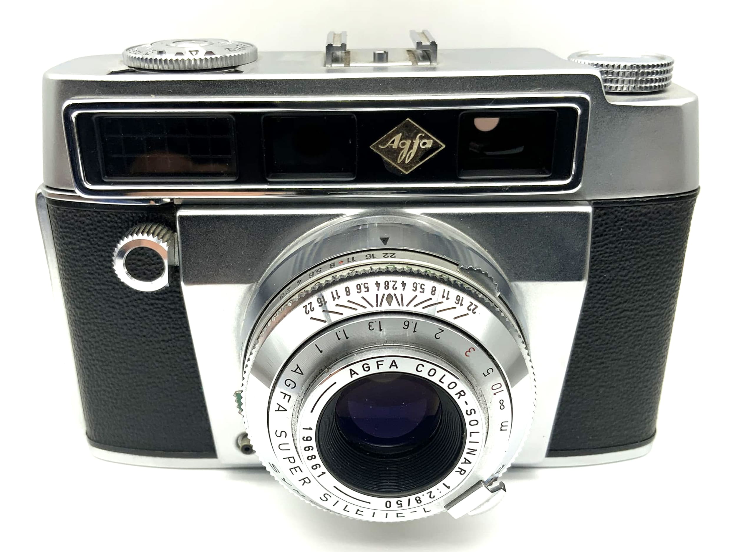 Agfa Super Silette-L Sucherkamera mit Color-Solinar 1:2.8/50 Synchro Compur