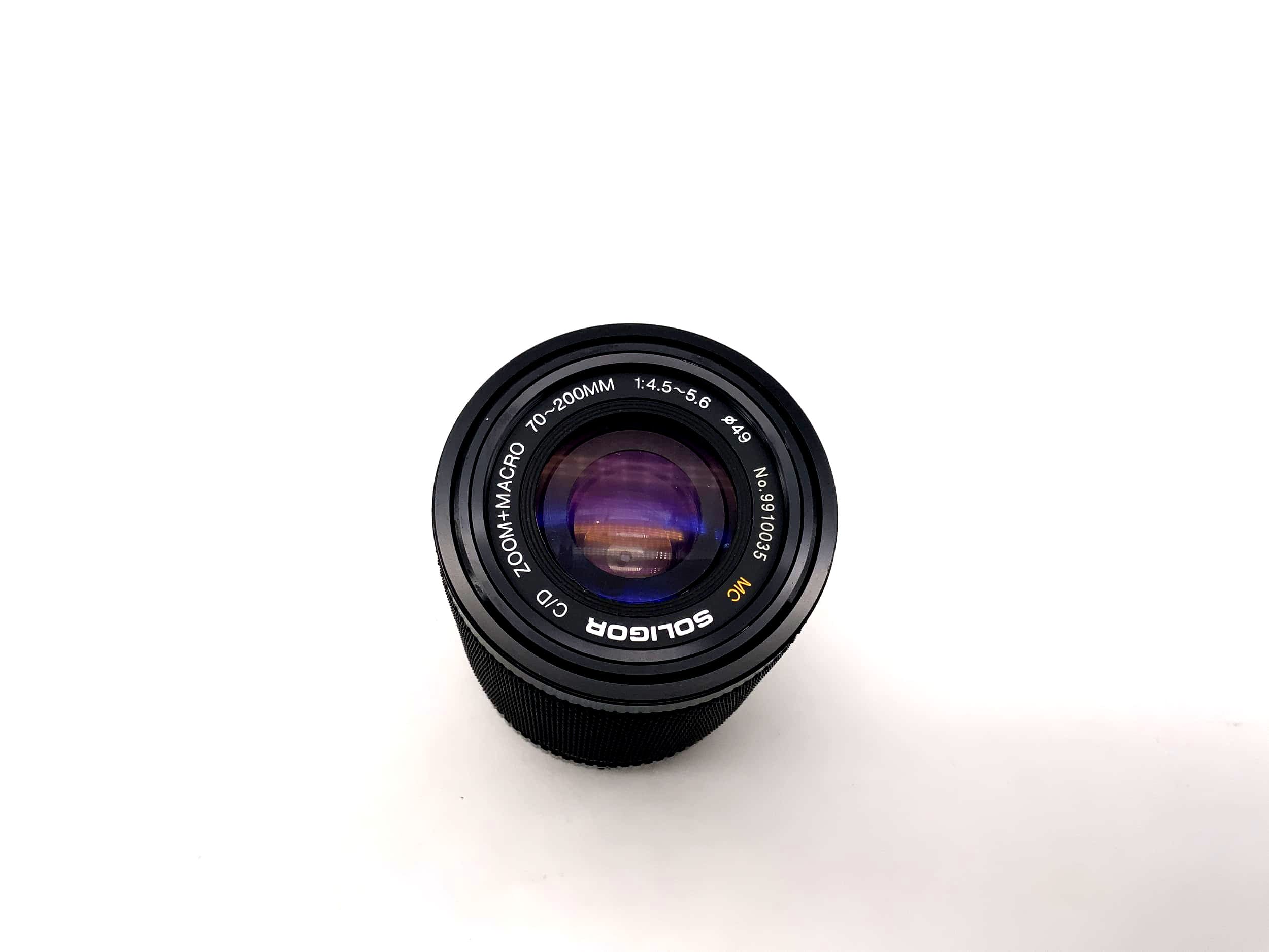 Soligor 70-200mm 1:4,5-5,6 Objektiv C/D Zoom+Macro MC Kamera Lens (Pentax K)