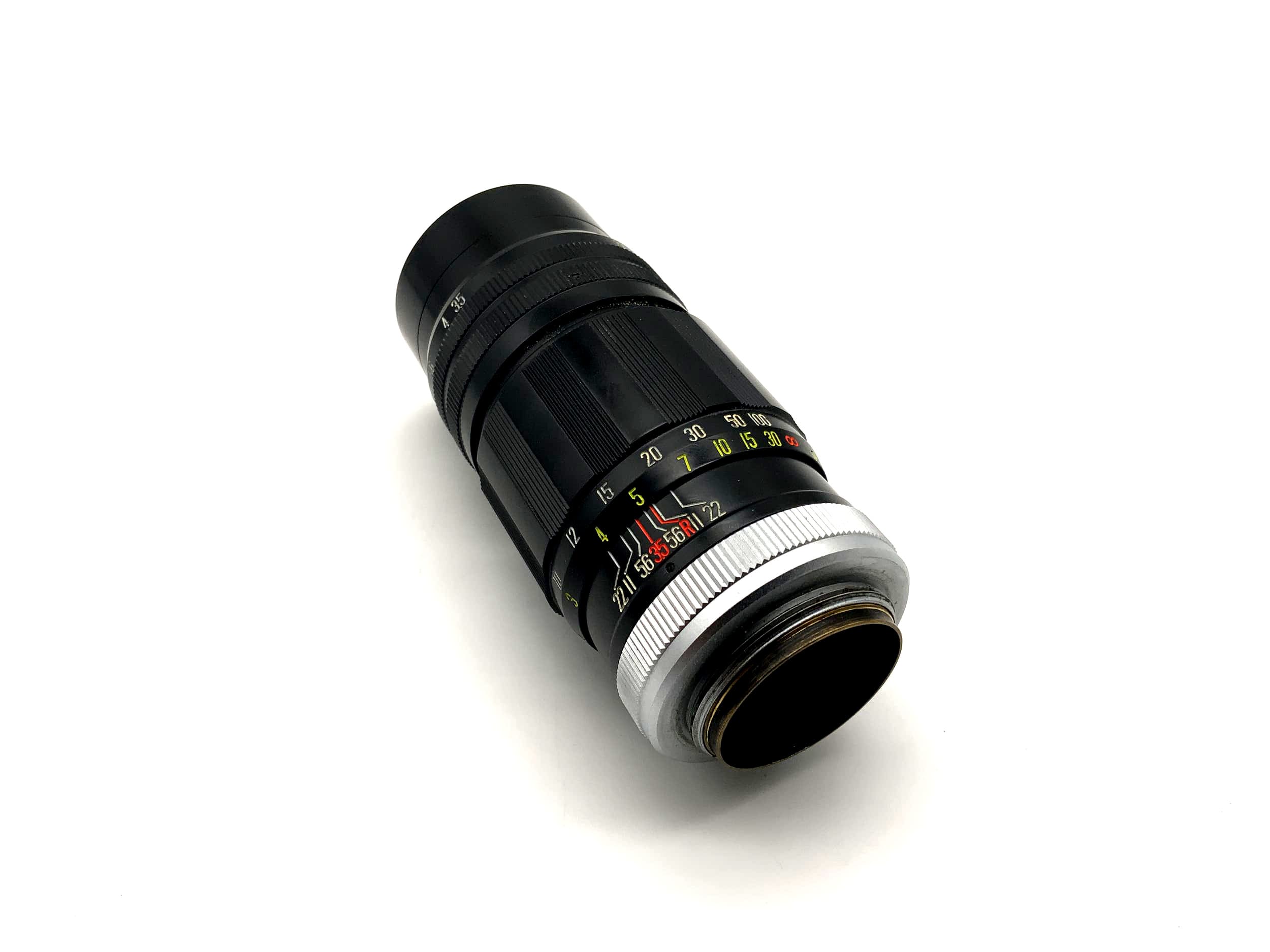 Komura 135mm 1:3.5 Objektiv Sankyo Kohki 15 Blades Kamera (M39 Leica Gewinde LTM)