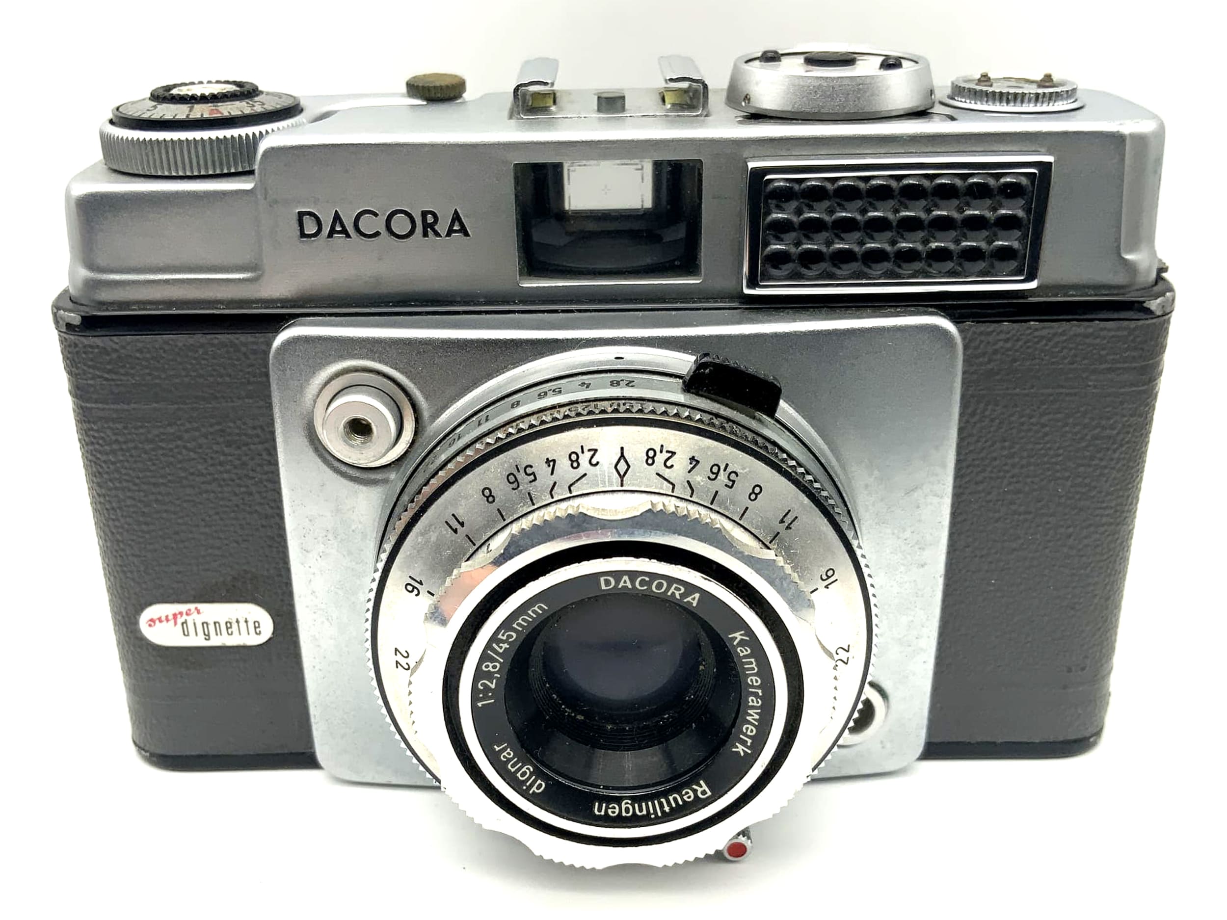 Dacora super Dignette Sucherkamera mit dignar 1:2.8/45mm