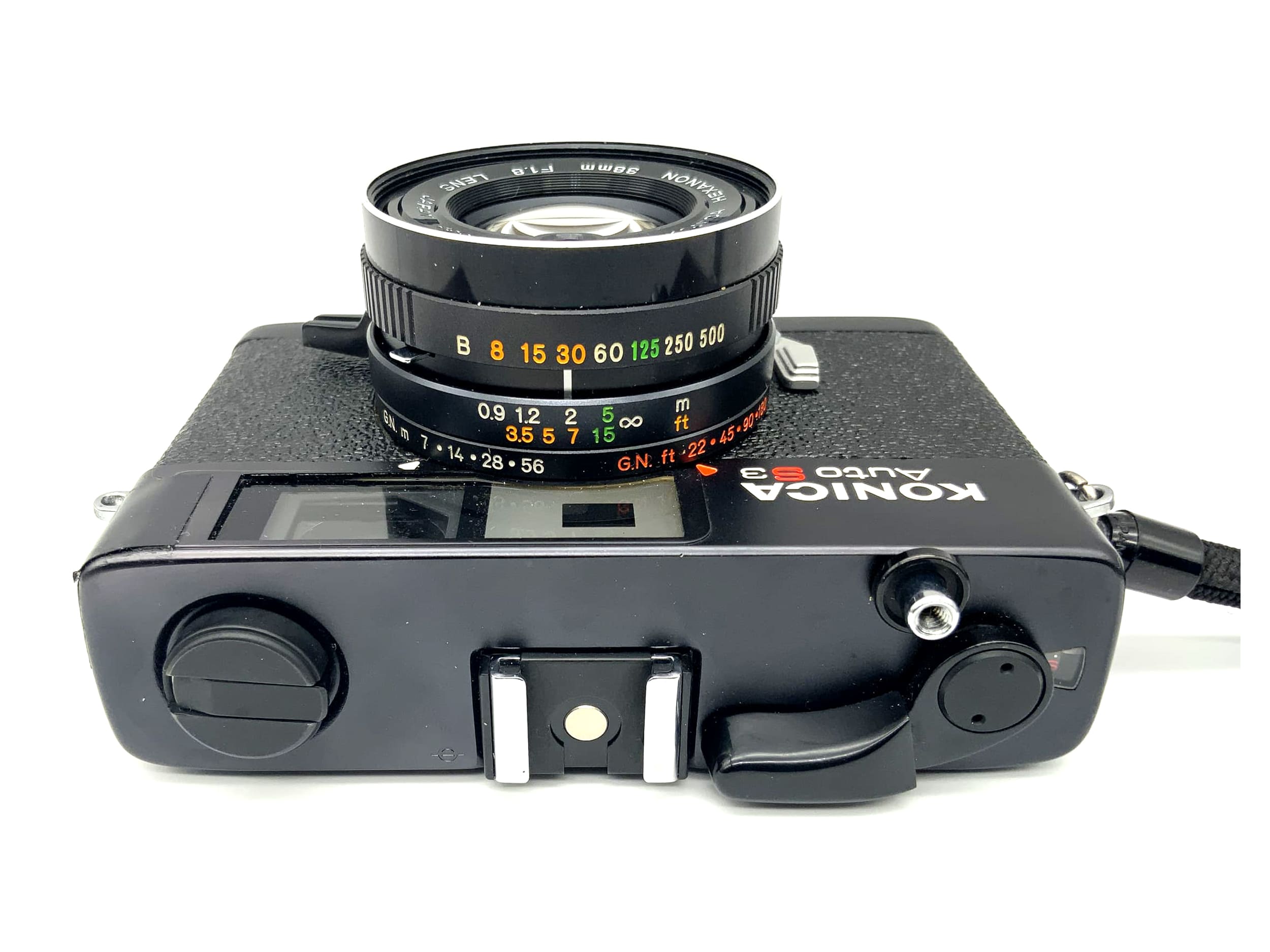 Konica Auto S3 Sucherkamera mit Hexanon F1.8 38mm Kompaktkamera Analogkamera