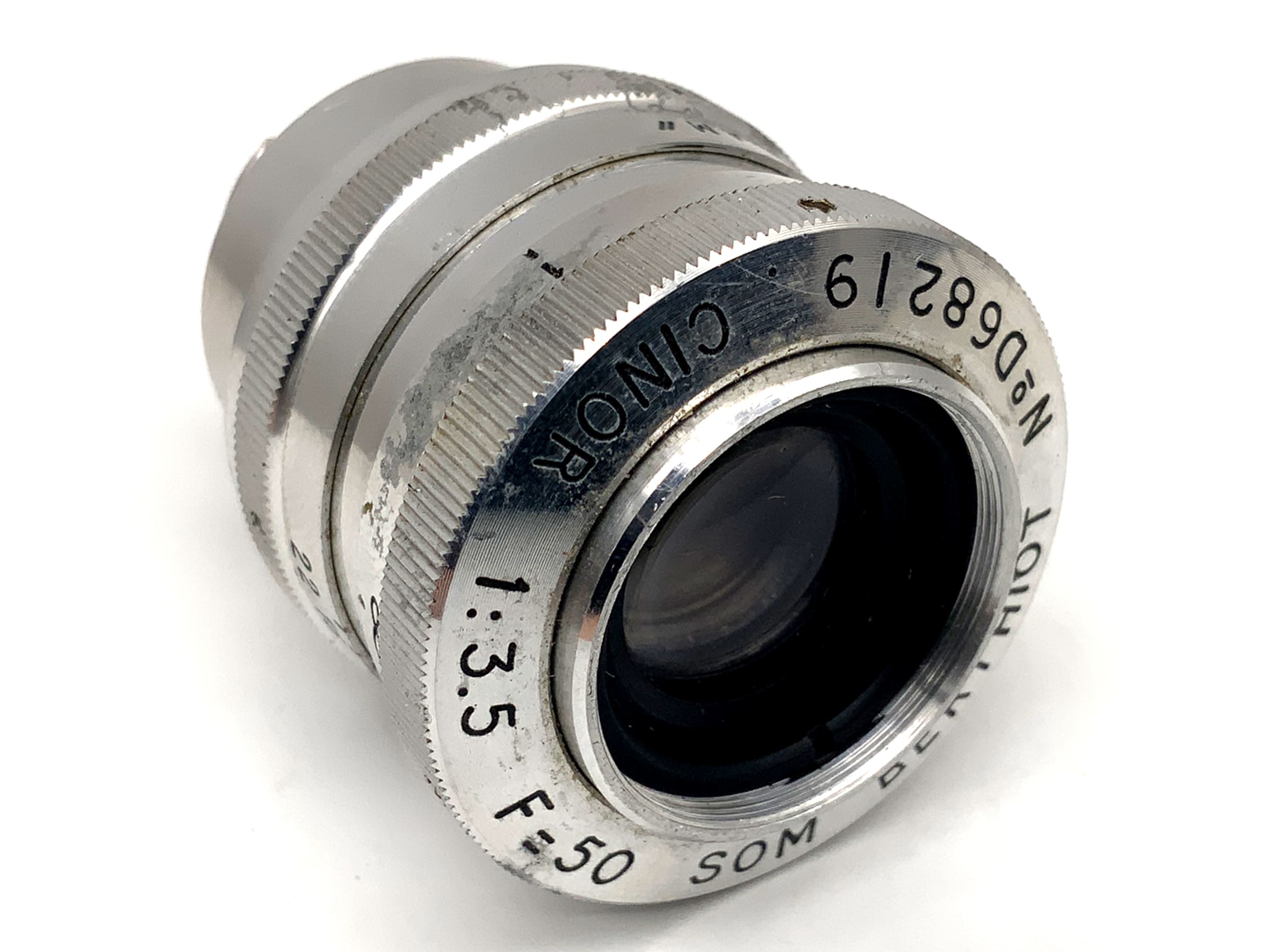 Som Berthiot 50mm 1:3.5 Objektiv Cinor Videoobjektiv (Camex)