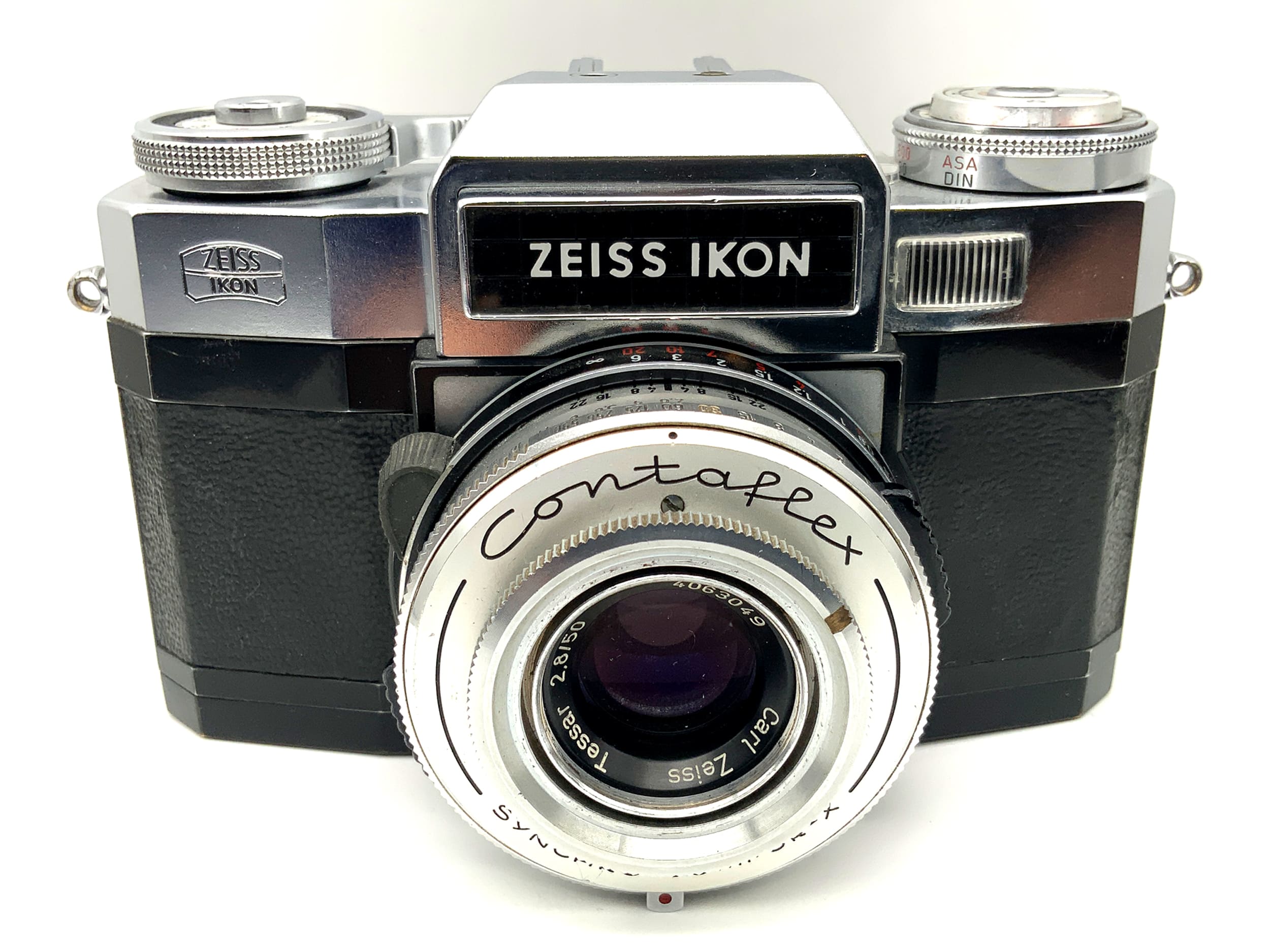 Zeiss Ikon Contaflex 35mm SLR analog mit Tessar 2.8/50 Synchro Compur-X Body