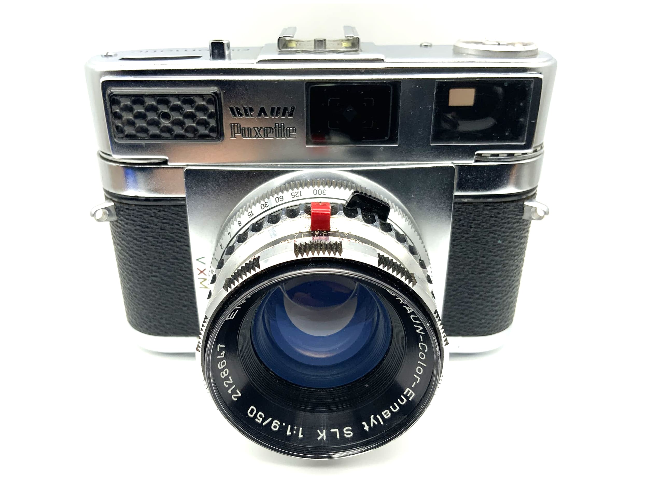 Braun Paxette Super III Messsucherkamera mit Color Ennalyt SLK 1:1.9/50