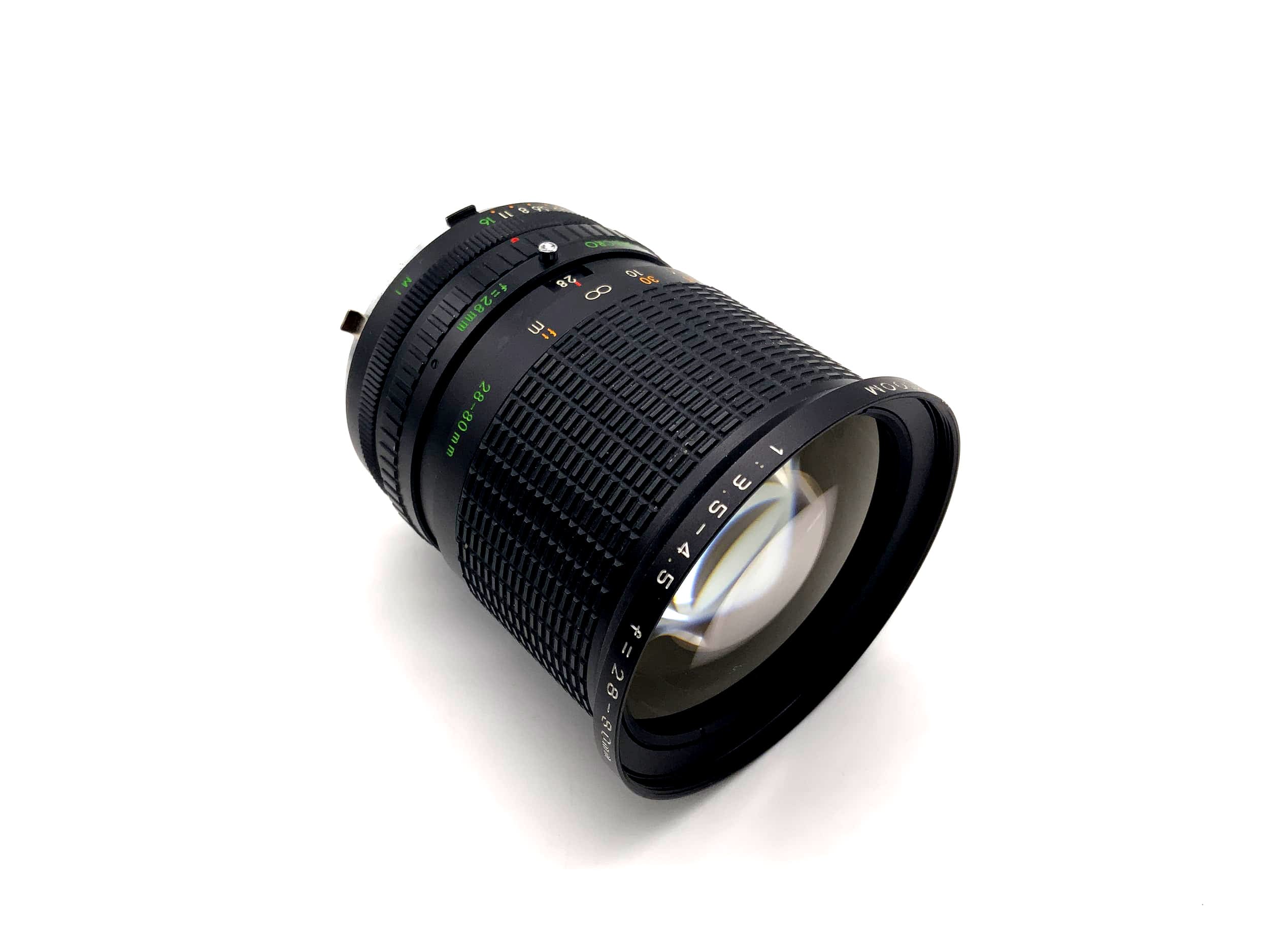 Makinon 28-80mm 1:3,5-4,5 Objektiv Auto Zoom Multi Coating Lens (Minolta MD)